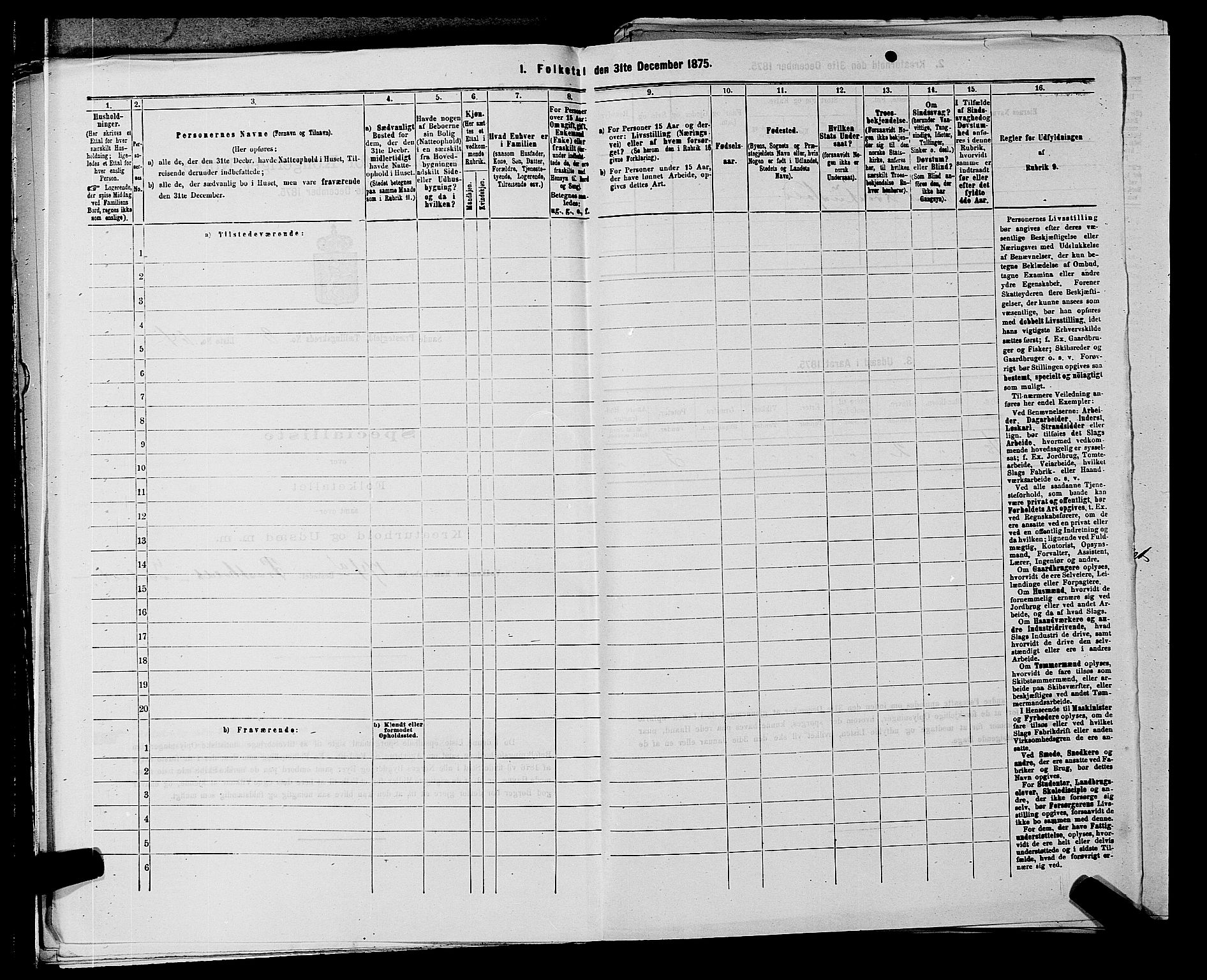 SAKO, 1875 census for 0822P Sauherad, 1875, p. 1060