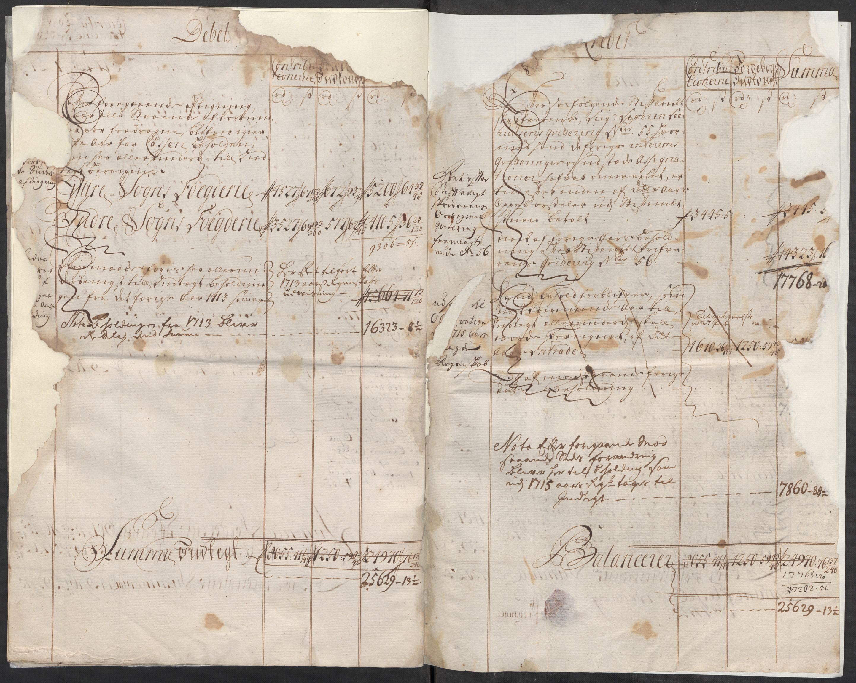 Rentekammeret inntil 1814, Reviderte regnskaper, Fogderegnskap, RA/EA-4092/R52/L3319: Fogderegnskap Sogn, 1713-1714, p. 584