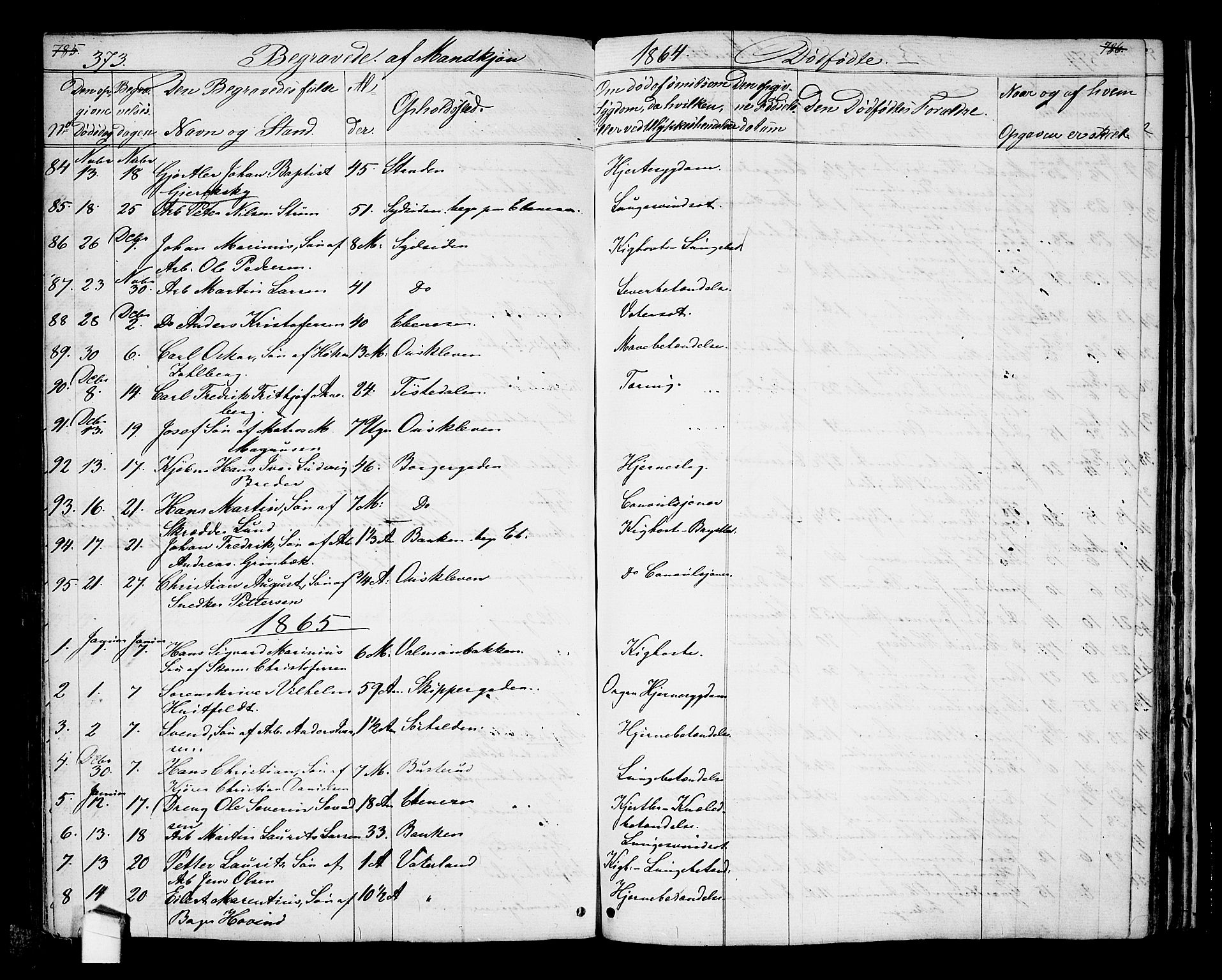 Halden prestekontor Kirkebøker, SAO/A-10909/G/Ga/L0005a: Parish register (copy) no. 5A, 1855-1864, p. 373