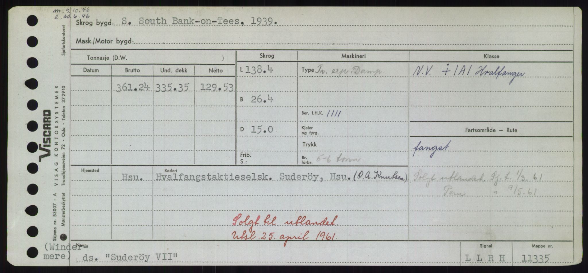 Sjøfartsdirektoratet med forløpere, Skipsmålingen, RA/S-1627/H/Hd/L0037: Fartøy, Su-Så, p. 11