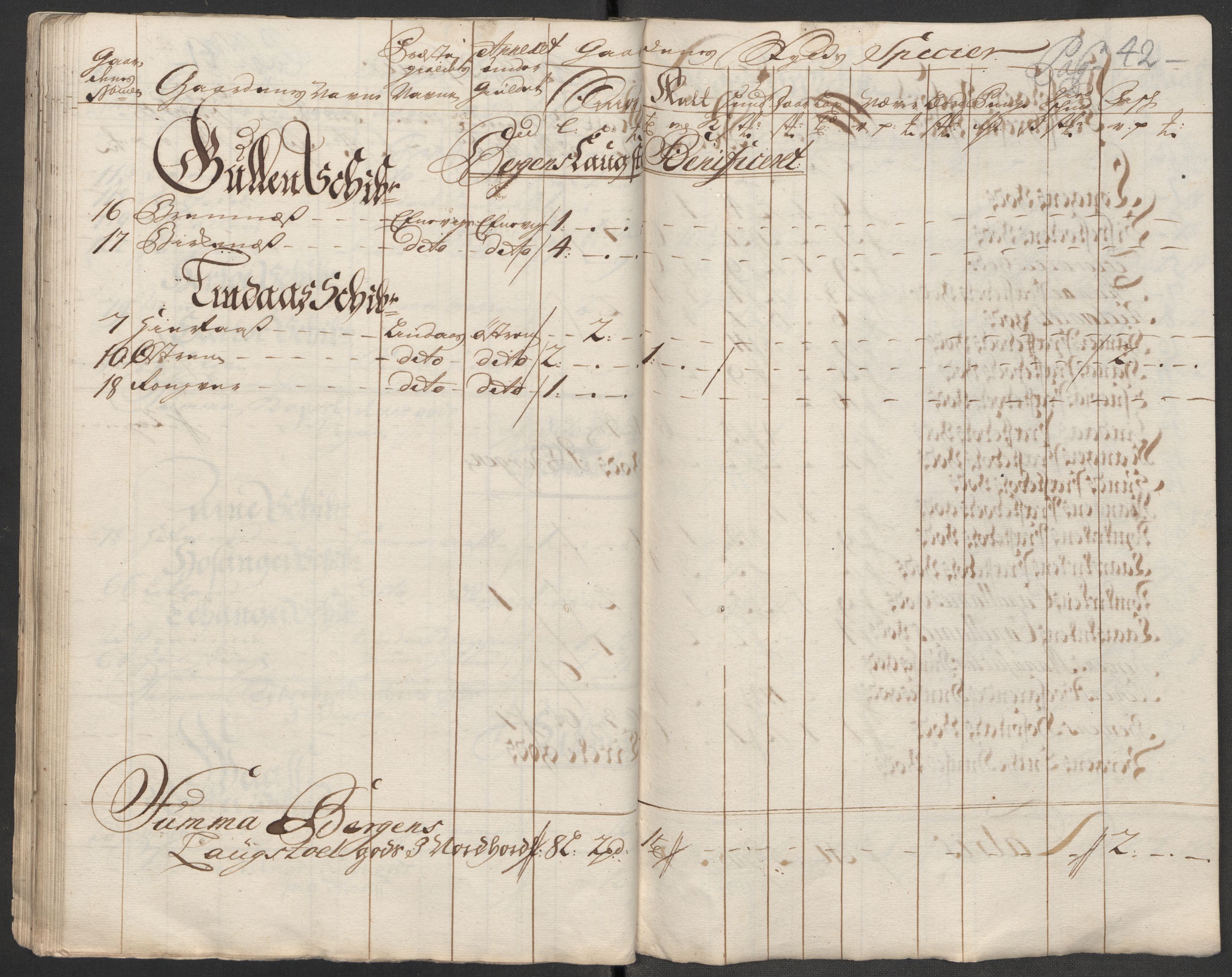 Rentekammeret inntil 1814, Reviderte regnskaper, Fogderegnskap, AV/RA-EA-4092/R51/L3198: Fogderegnskap Nordhordland og Voss, 1715, p. 243