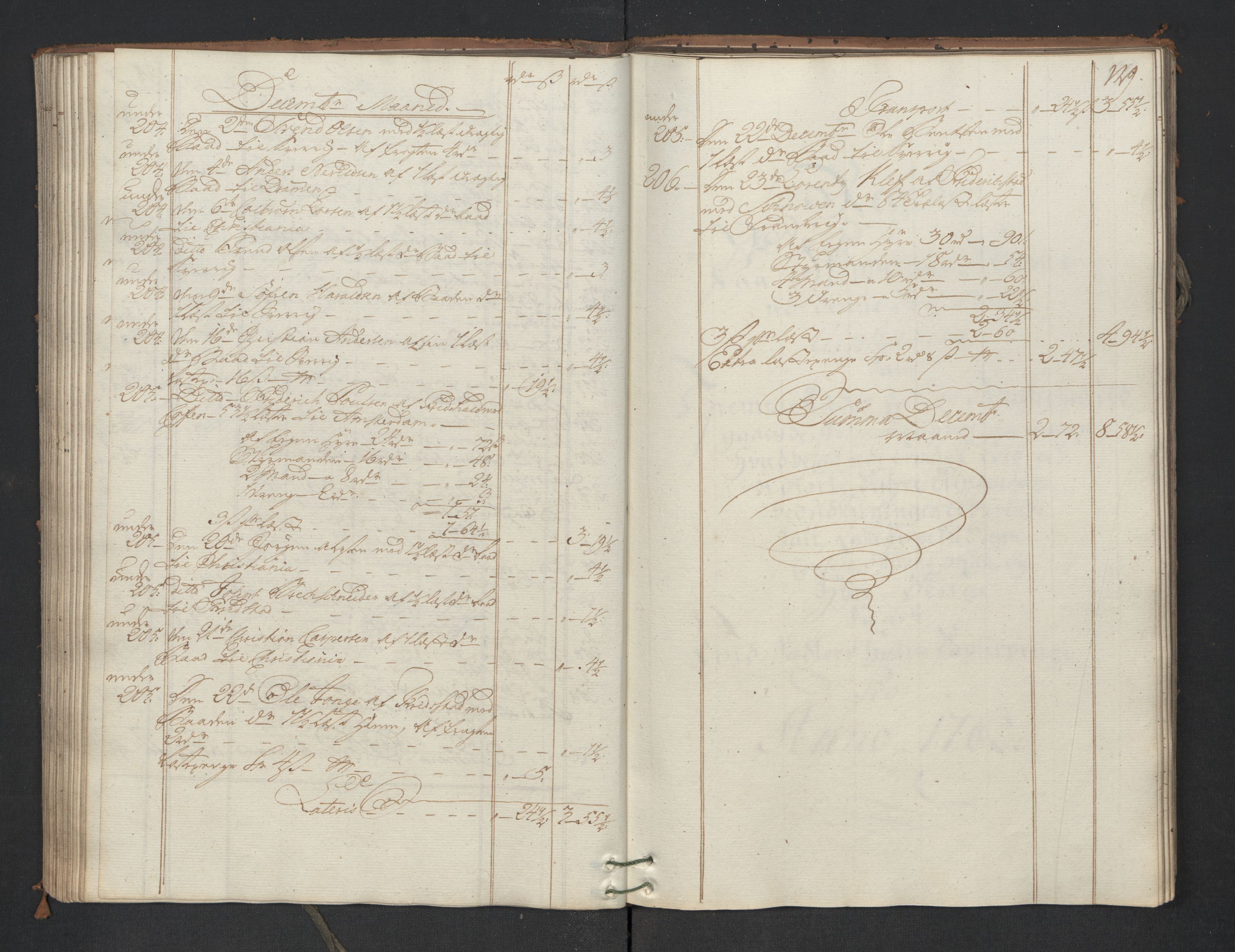 Generaltollkammeret, tollregnskaper, AV/RA-EA-5490/R01/L0047/0001: Tollregnskaper Fredrikshald / Utgående hovedtollbok, 1762, p. 129b-130a