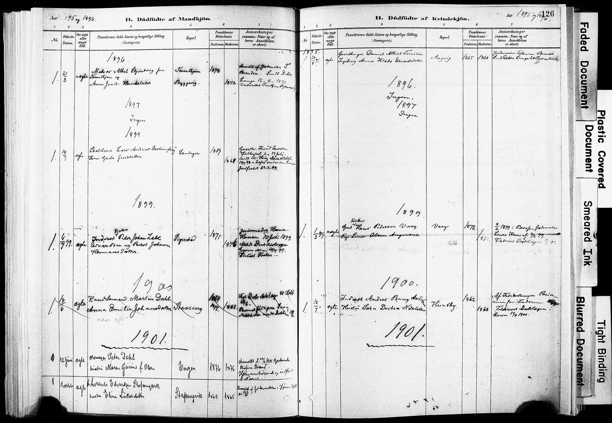 Ministerialprotokoller, klokkerbøker og fødselsregistre - Nordland, SAT/A-1459/835/L0525: Parish register (official) no. 835A03I, 1881-1910, p. 126