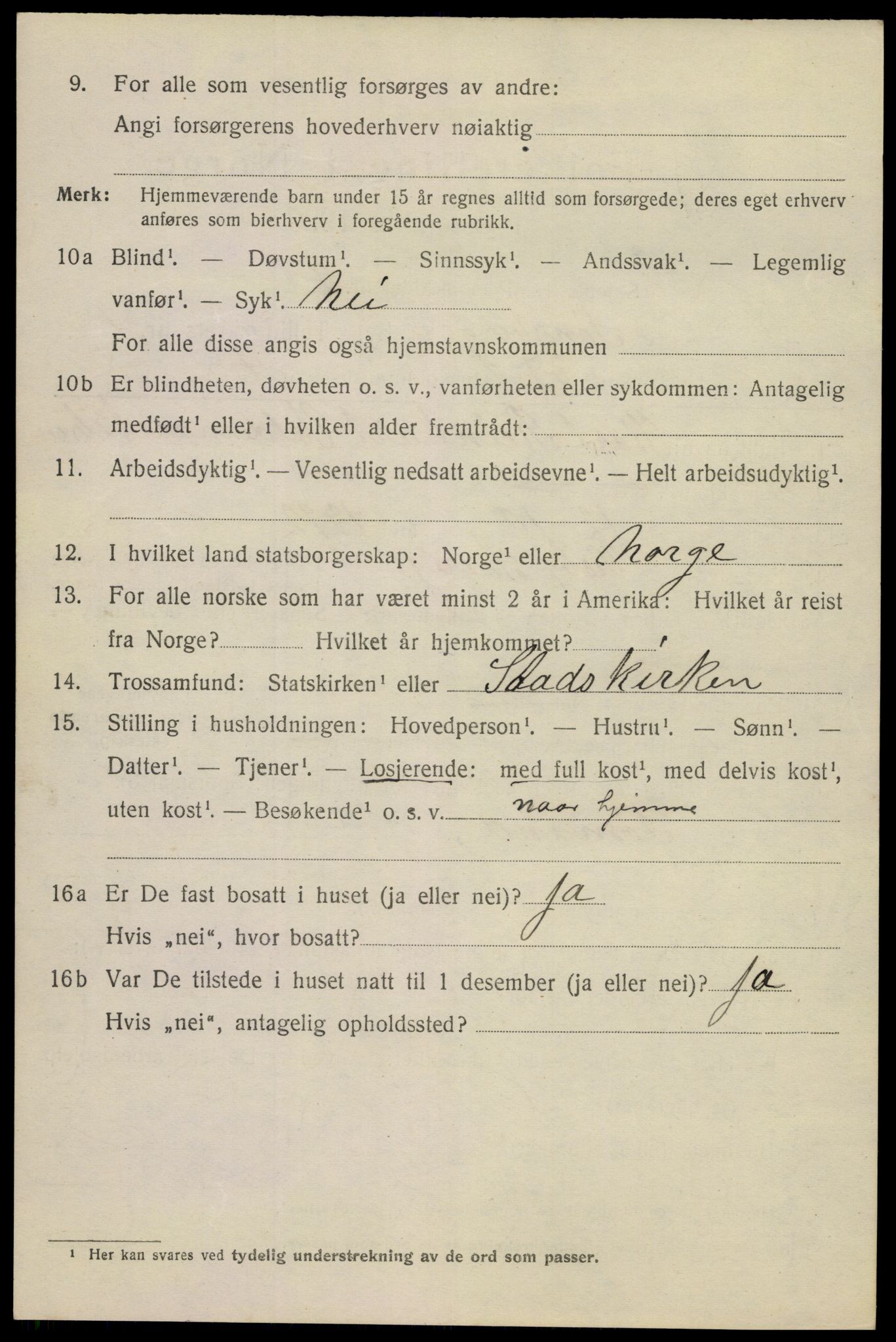 SAKO, 1920 census for Tønsberg, 1920, p. 9542