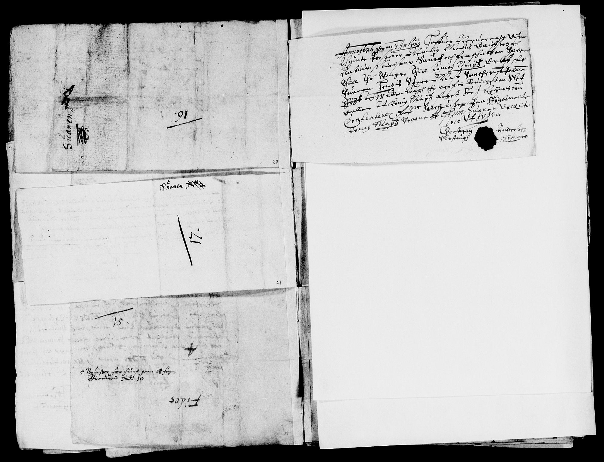 Rentekammeret inntil 1814, Reviderte regnskaper, Lensregnskaper, AV/RA-EA-5023/R/Rb/Rbq/L0025: Nedenes len. Mandals len. Råbyggelag., 1636-1637