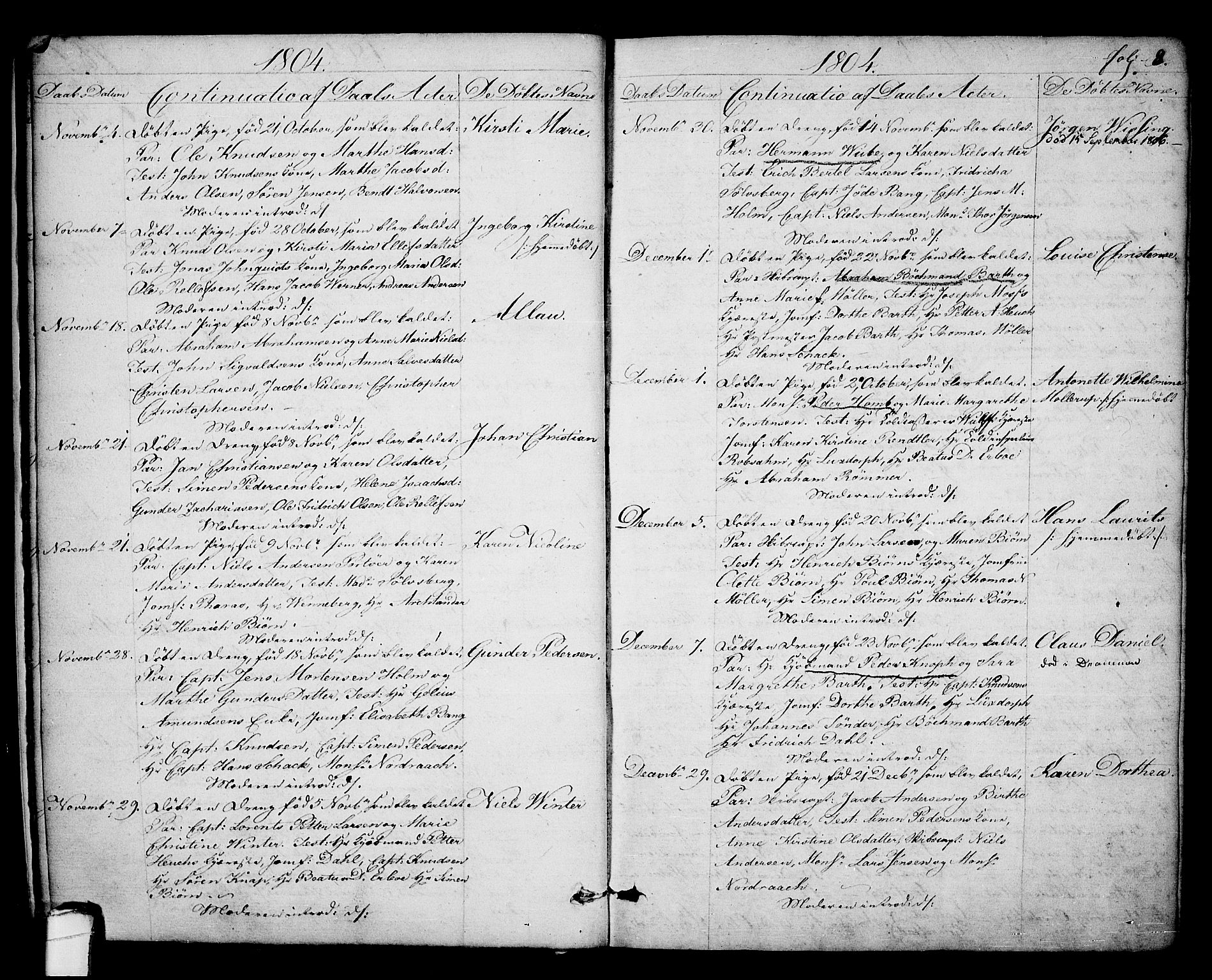 Kragerø kirkebøker, SAKO/A-278/F/Fa/L0003: Parish register (official) no. 3, 1802-1813, p. 8