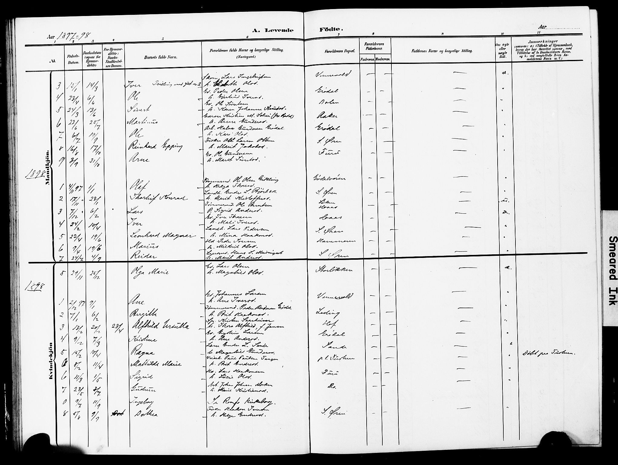 Ministerialprotokoller, klokkerbøker og fødselsregistre - Møre og Romsdal, AV/SAT-A-1454/590/L1017: Parish register (copy) no. 590C02, 1869-1931