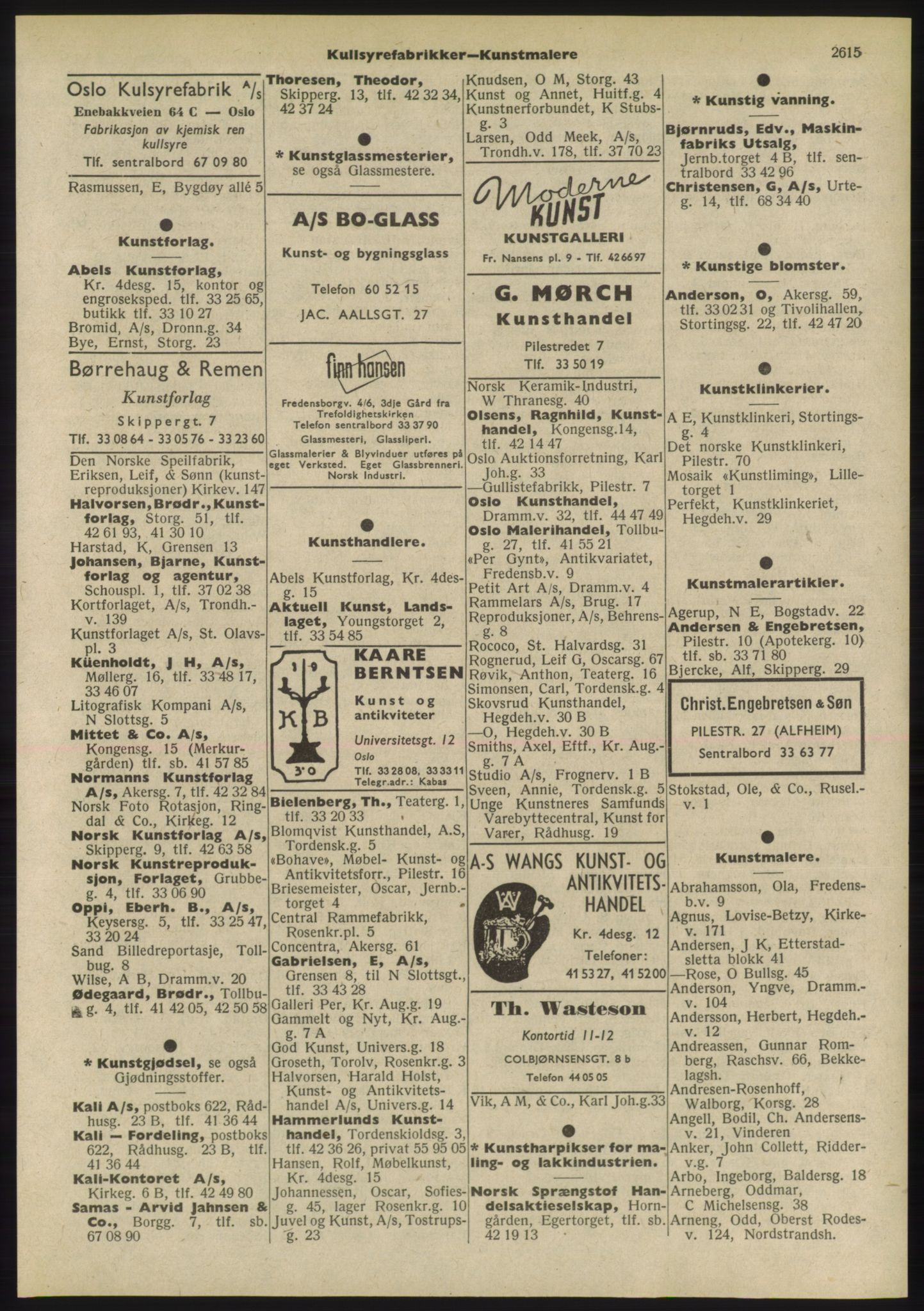 Kristiania/Oslo adressebok, PUBL/-, 1955, p. 2615