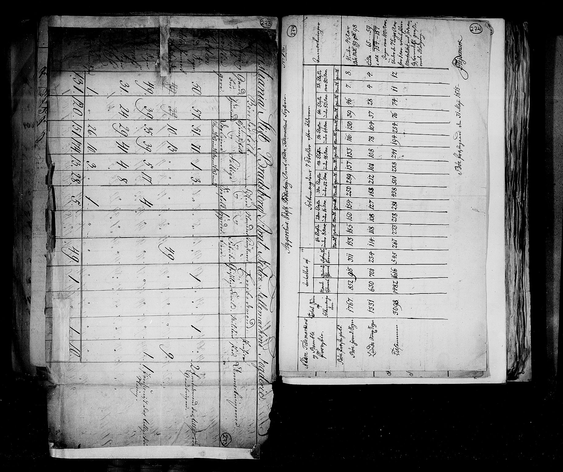 RA, Census 1815, vol. 1: Akershus stift and Kristiansand stift, 1815, p. 197