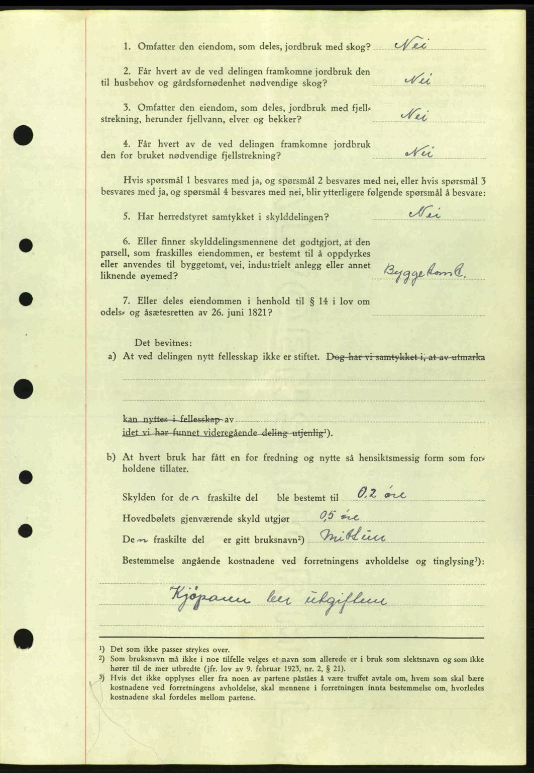 Sunnhordland sorenskrivar, AV/SAB-A-2401: Mortgage book no. A77, 1945-1945, Diary no: : 1296/1945