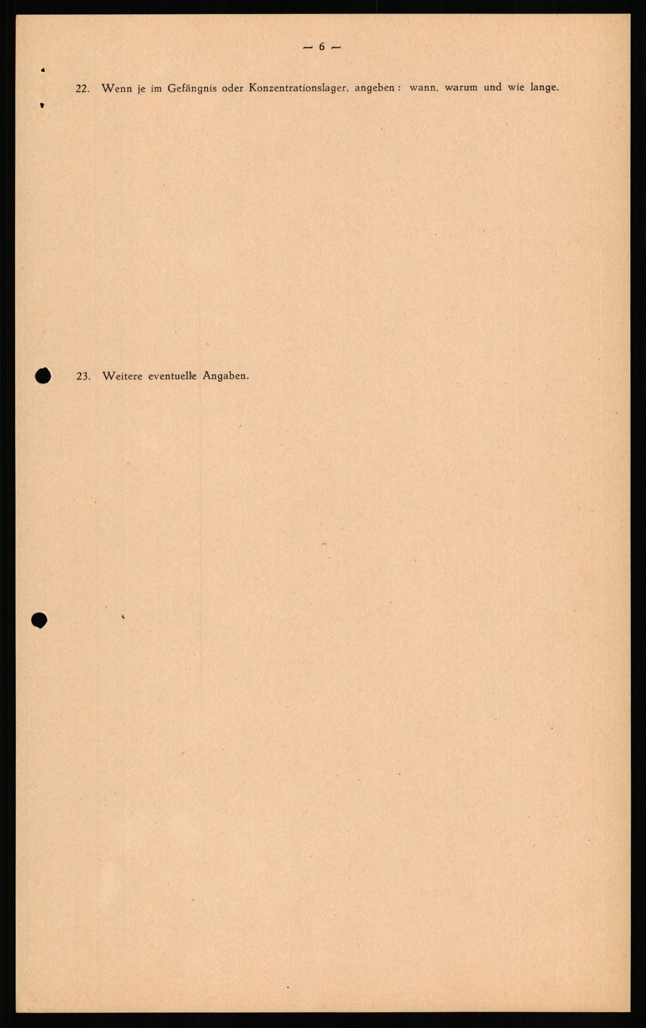 Forsvaret, Forsvarets overkommando II, RA/RAFA-3915/D/Db/L0020: CI Questionaires. Tyske okkupasjonsstyrker i Norge. Tyskere., 1945-1946, p. 171