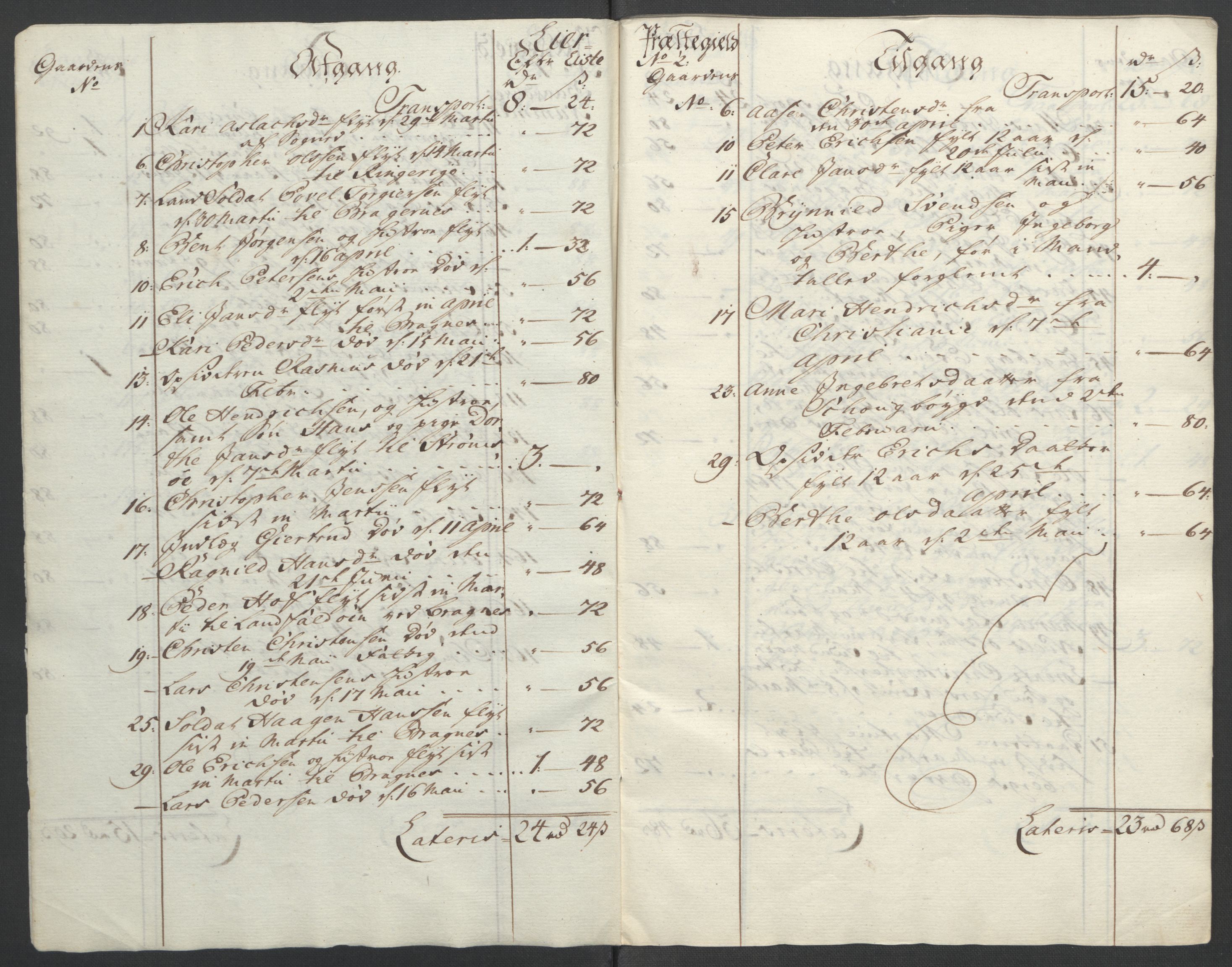 Rentekammeret inntil 1814, Reviderte regnskaper, Fogderegnskap, RA/EA-4092/R31/L1833: Ekstraskatten Hurum, Røyken, Eiker, Lier og Buskerud, 1762-1764, p. 67