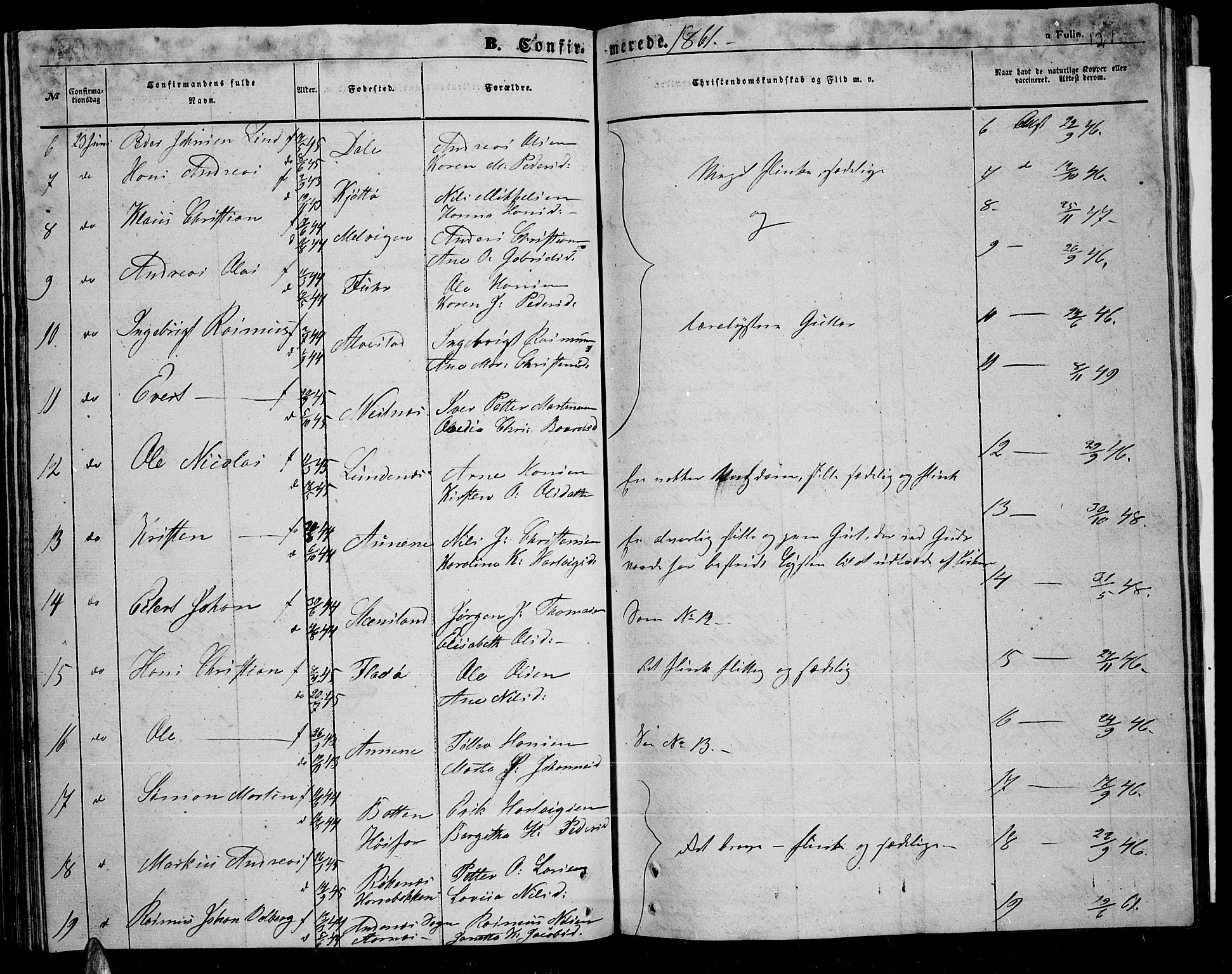 Trondenes sokneprestkontor, SATØ/S-1319/H/Hb/L0007klokker: Parish register (copy) no. 7, 1855-1862, p. 121