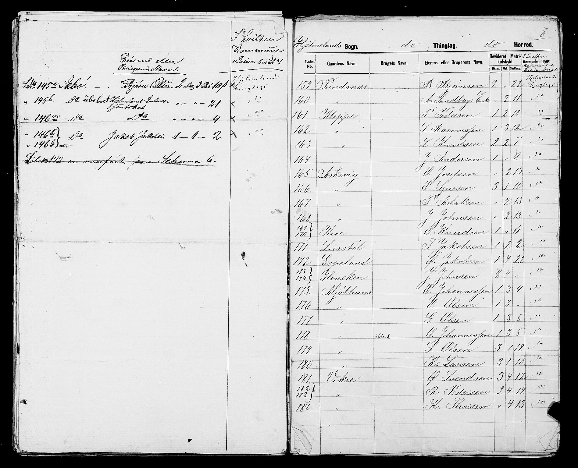 SAST, 1875 census for 1133P Hjelmeland, 1875, p. 39