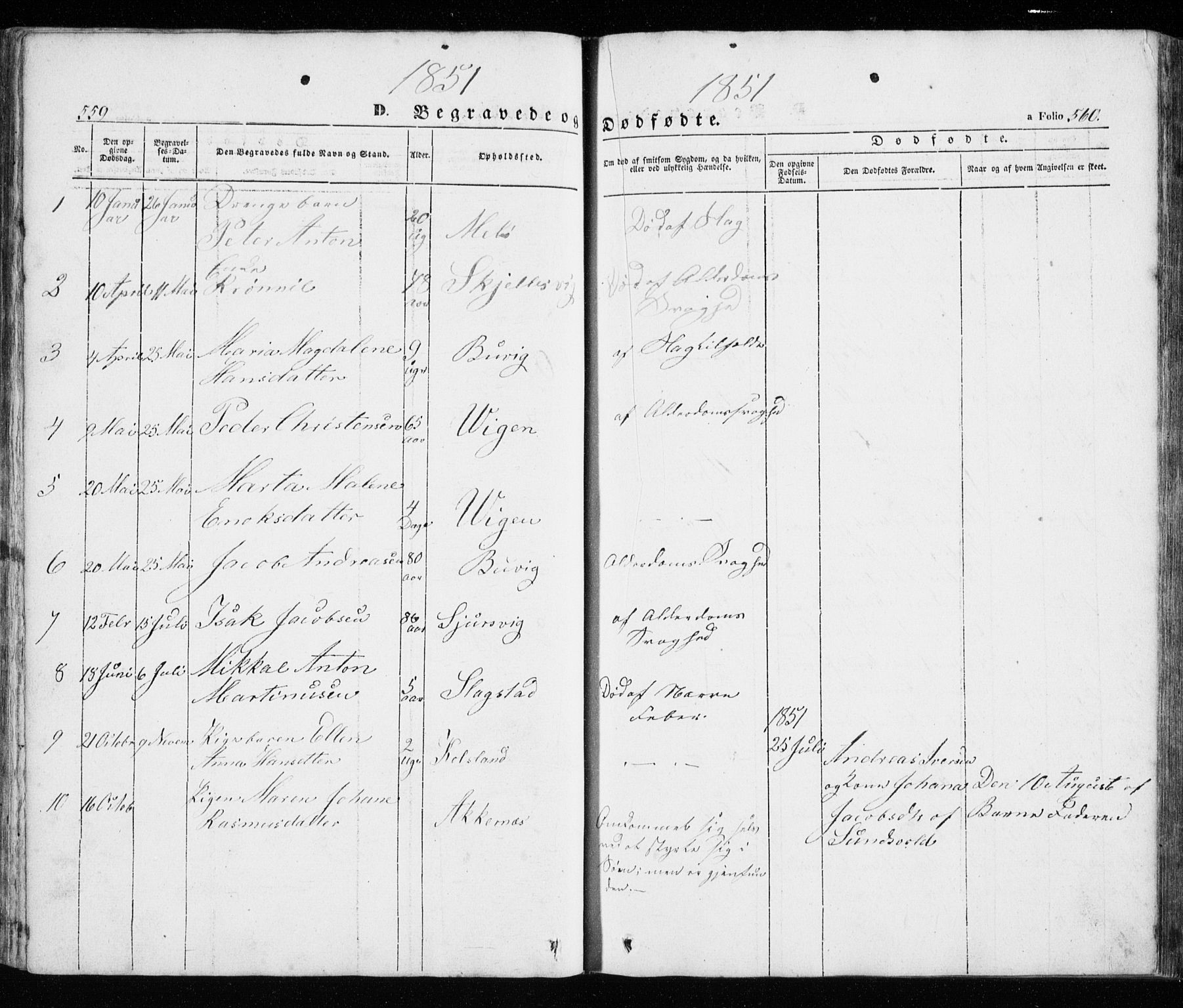 Trondenes sokneprestkontor, SATØ/S-1319/H/Ha/L0010kirke: Parish register (official) no. 10, 1840-1865, p. 559-560
