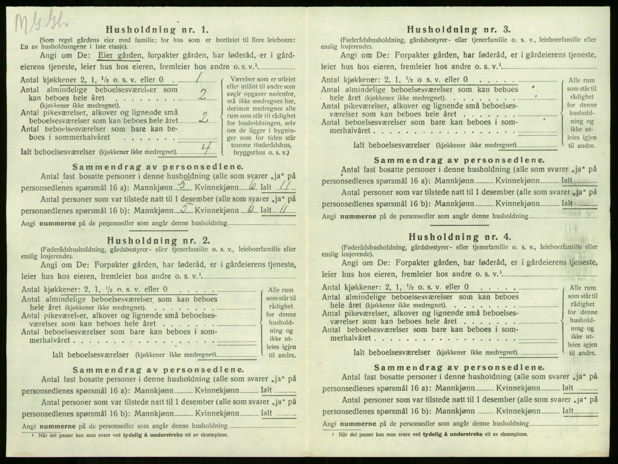 SAKO, 1920 census for Våle, 1920, p. 182