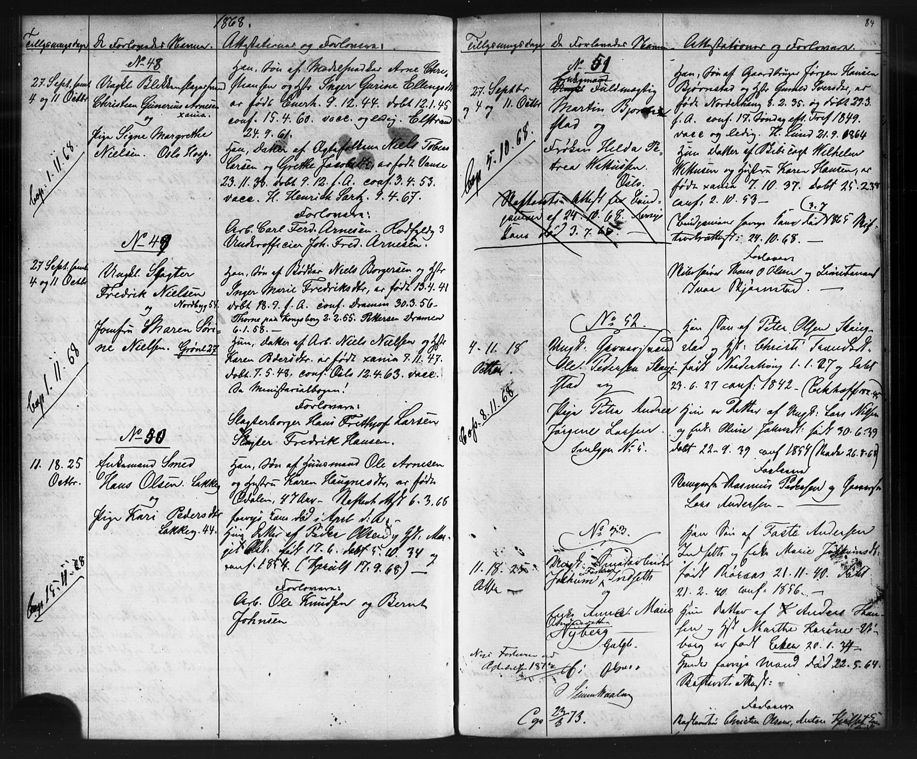Grønland prestekontor Kirkebøker, AV/SAO-A-10848/G/Ga/L0002: Parish register (copy) no. 2, 1861-1863, p. 84