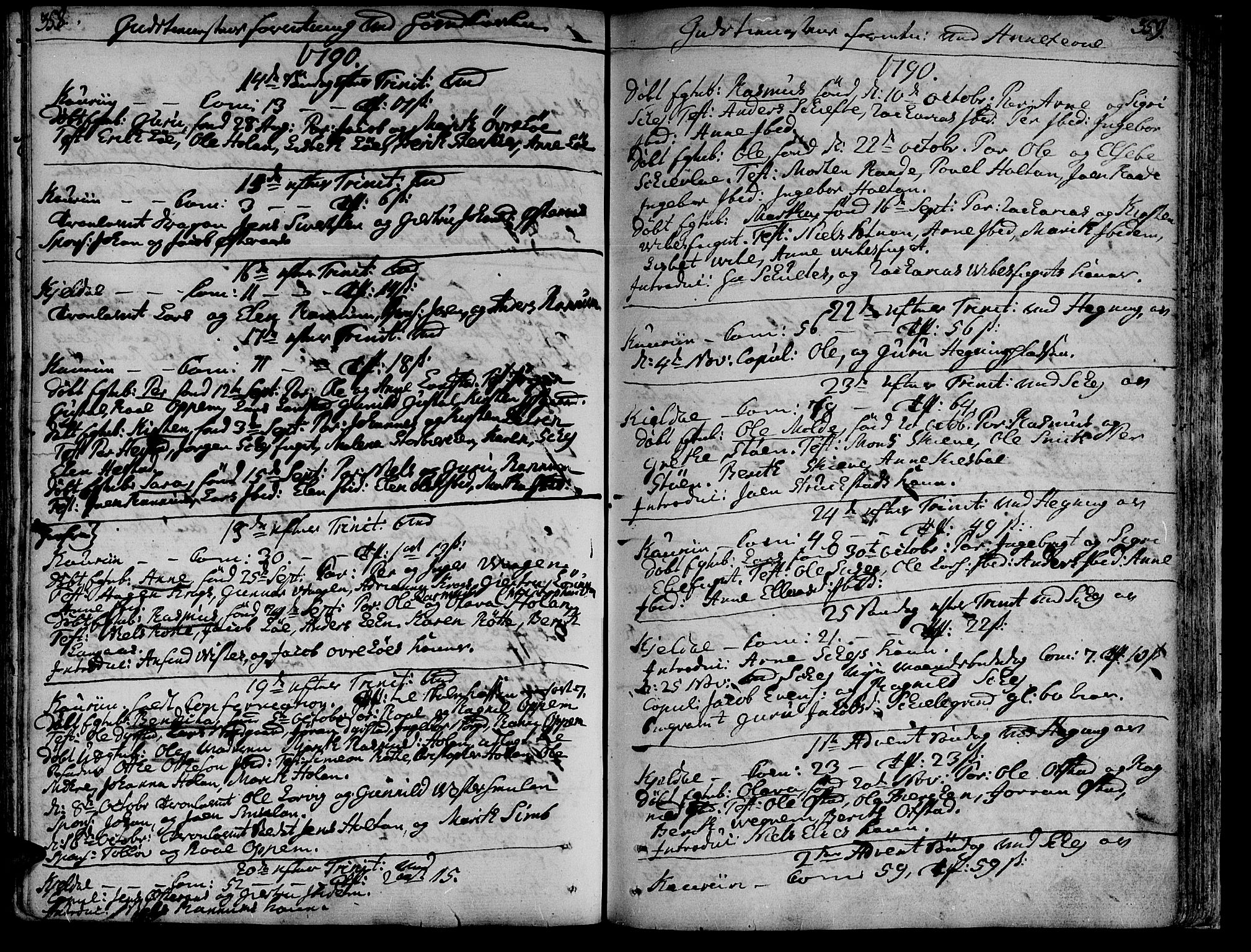 Ministerialprotokoller, klokkerbøker og fødselsregistre - Nord-Trøndelag, SAT/A-1458/735/L0331: Parish register (official) no. 735A02, 1762-1794, p. 358-359