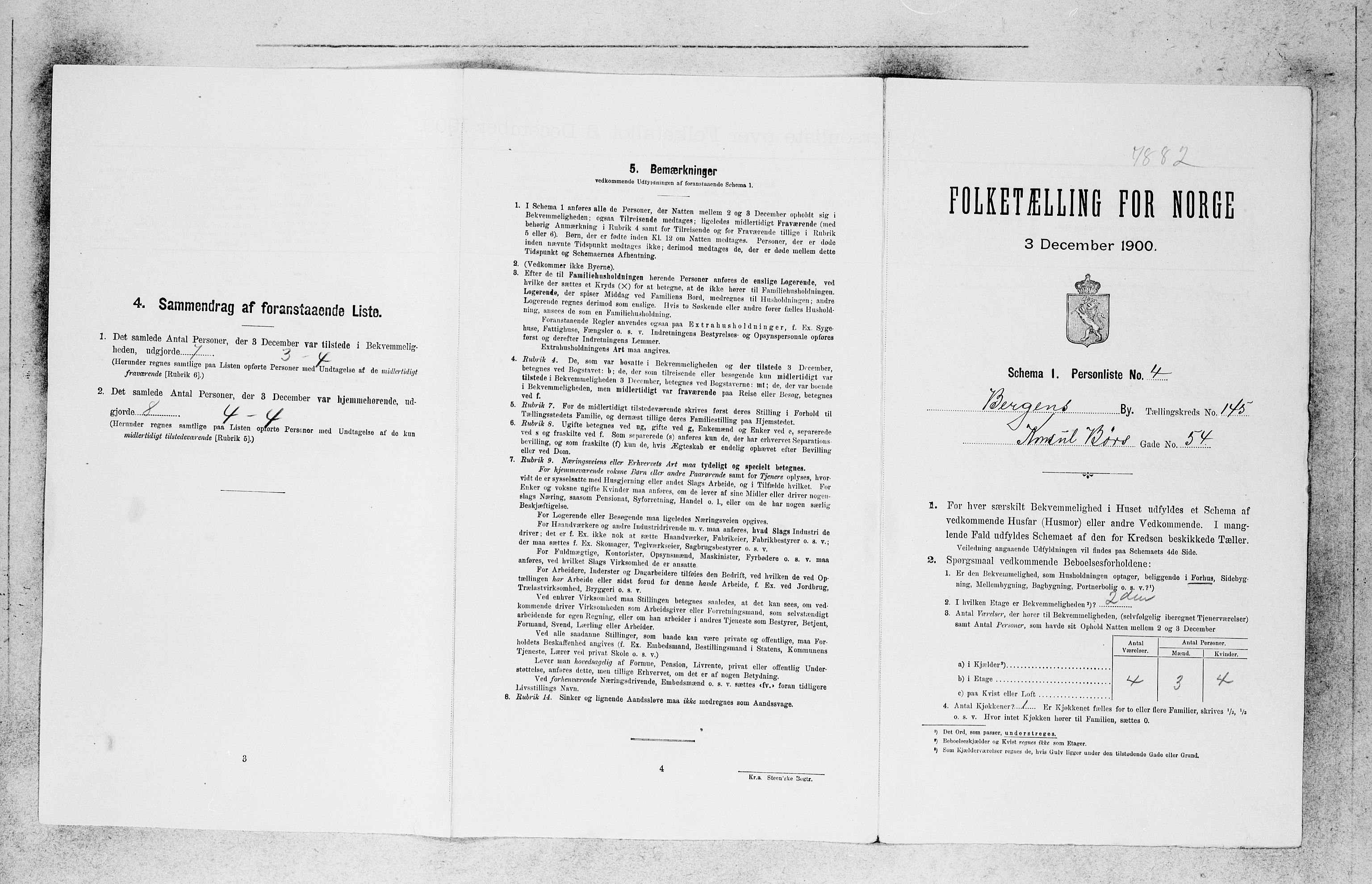 SAB, 1900 census for Bergen, 1900, p. 29767