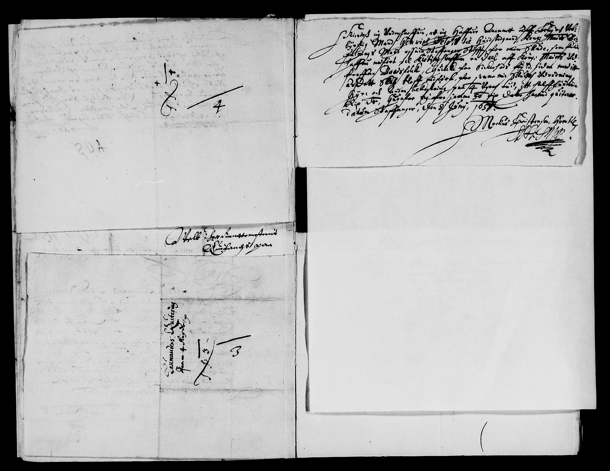 Rentekammeret inntil 1814, Reviderte regnskaper, Lensregnskaper, AV/RA-EA-5023/R/Rb/Rbs/L0036: Stavanger len, 1653-1658