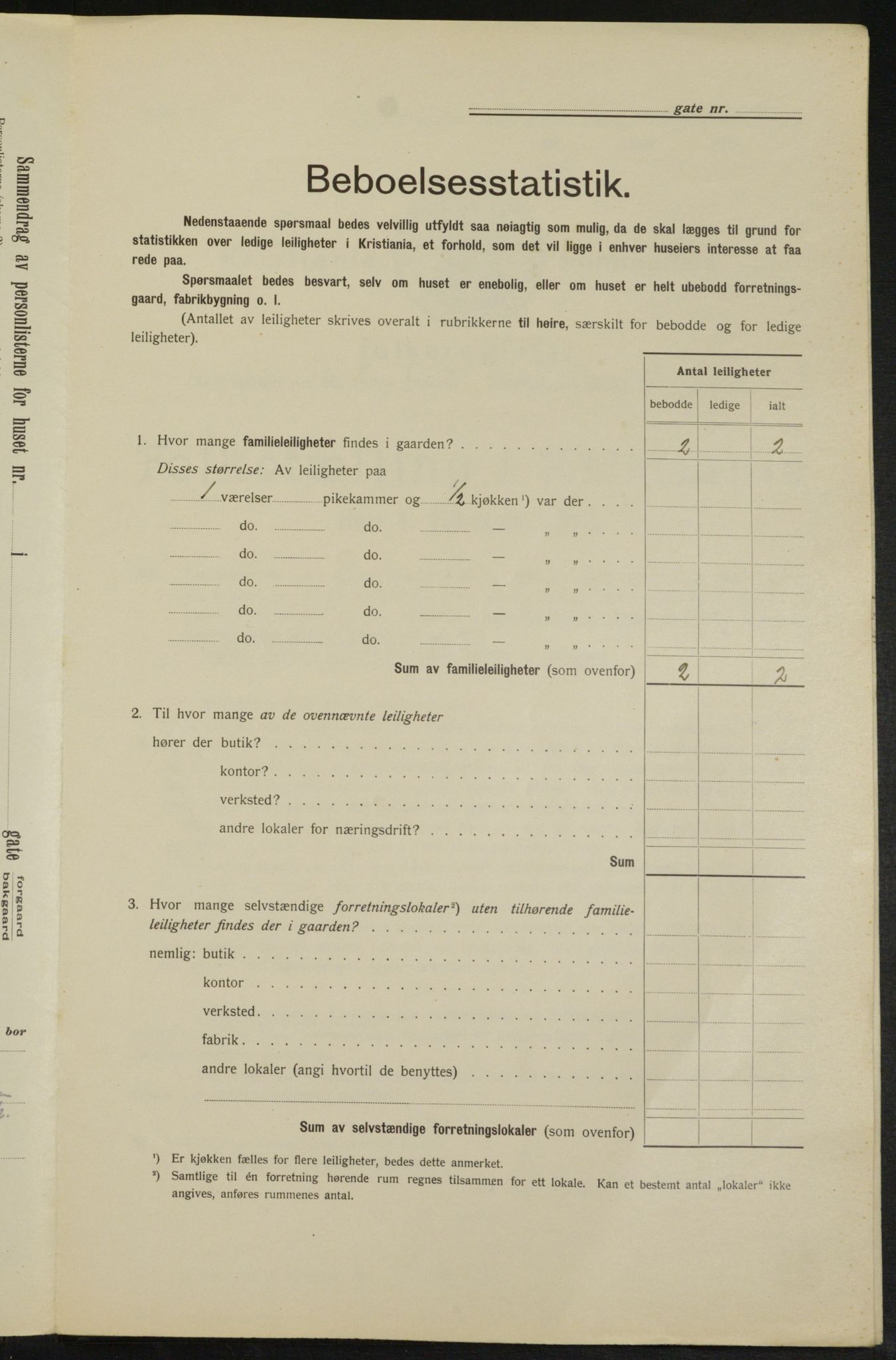 OBA, Municipal Census 1913 for Kristiania, 1913, p. 28857