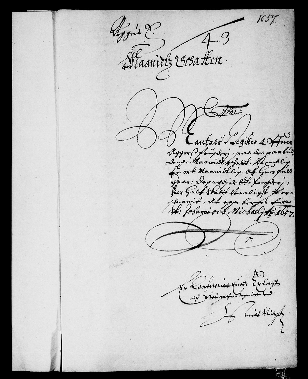 Rentekammeret inntil 1814, Reviderte regnskaper, Lensregnskaper, AV/RA-EA-5023/R/Rb/Rba/L0243: Akershus len, 1657-1658