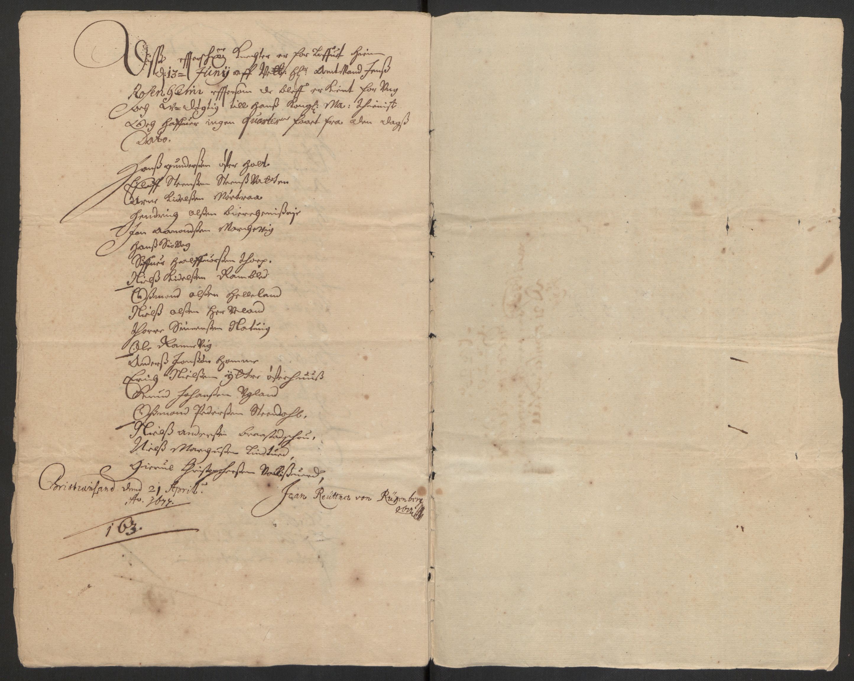 Rentekammeret inntil 1814, Reviderte regnskaper, Byregnskaper, AV/RA-EA-4066/R/Rm/L0258: [M1] Kontribusjonsregnskap, 1664-1700, p. 314