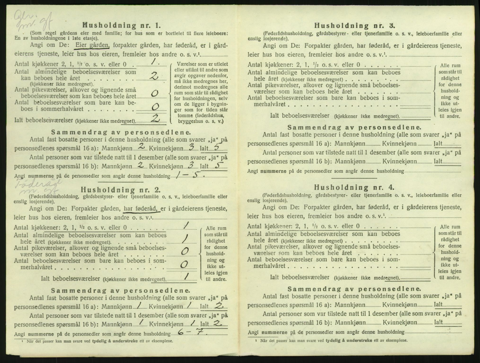 SAH, 1920 census for Øyer, 1920, p. 46