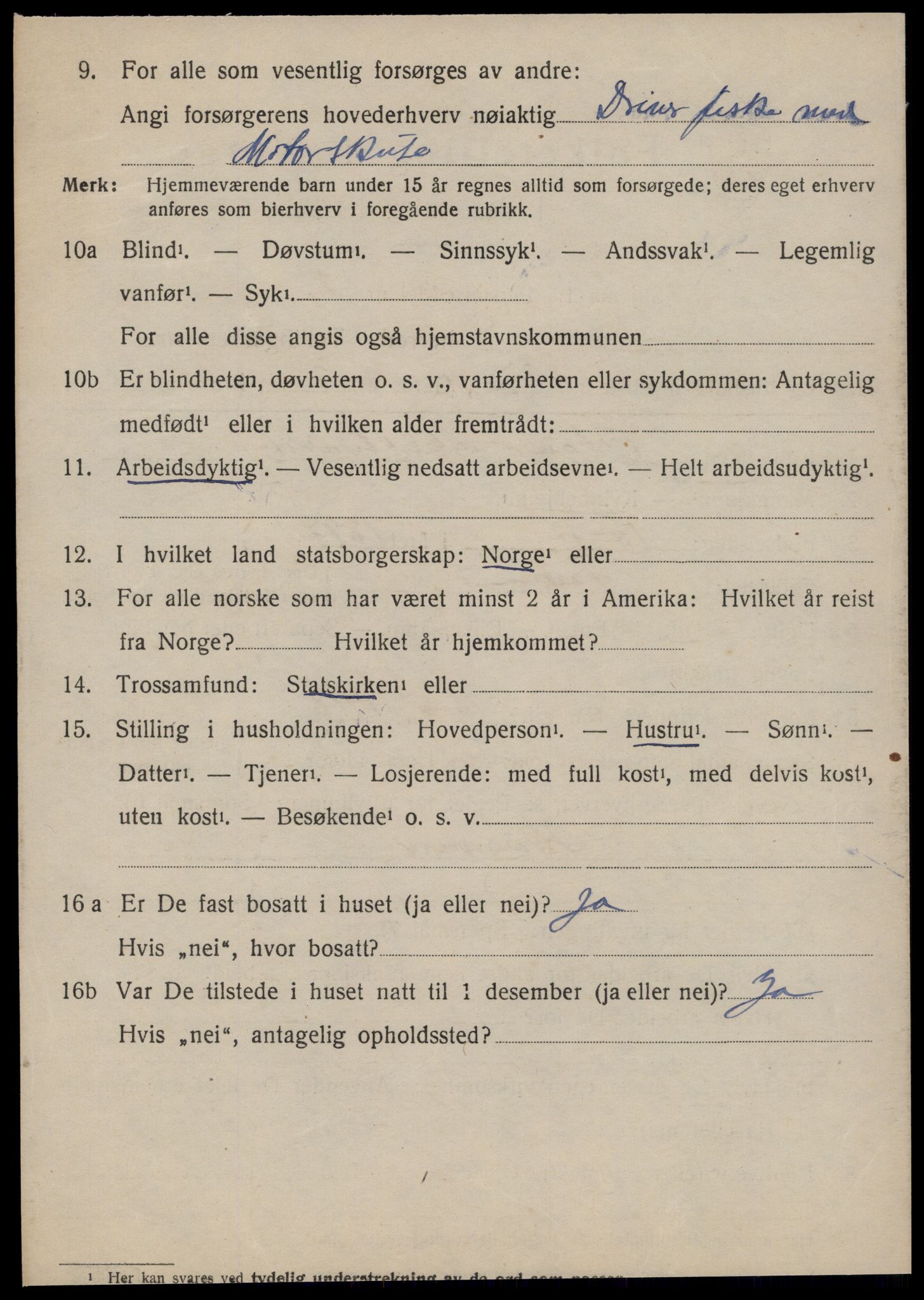 SAT, 1920 census for Fræna, 1920, p. 1528