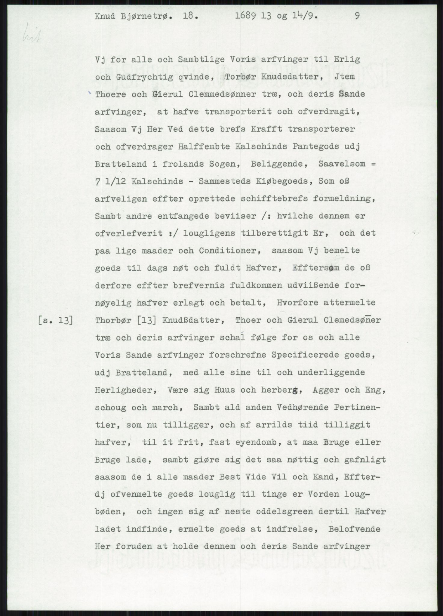 Samlinger til kildeutgivelse, Diplomavskriftsamlingen, AV/RA-EA-4053/H/Ha, p. 458