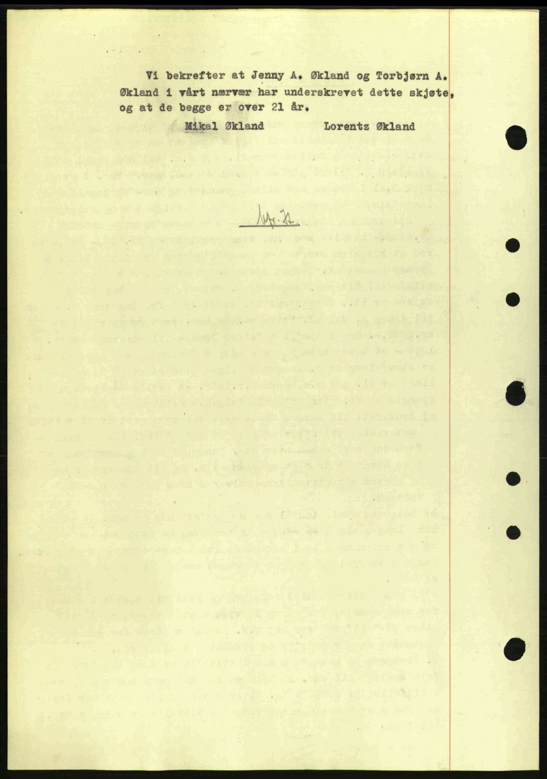 Sunnhordland sorenskrivar, AV/SAB-A-2401: Mortgage book no. A77, 1945-1945, Diary no: : 904/1945