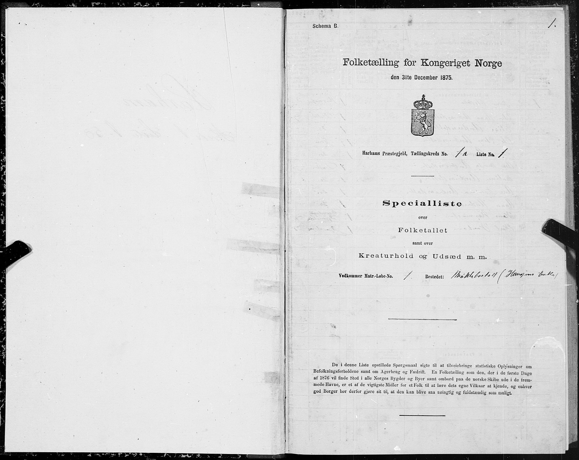 SAT, 1875 census for 1534P Haram, 1875, p. 1001