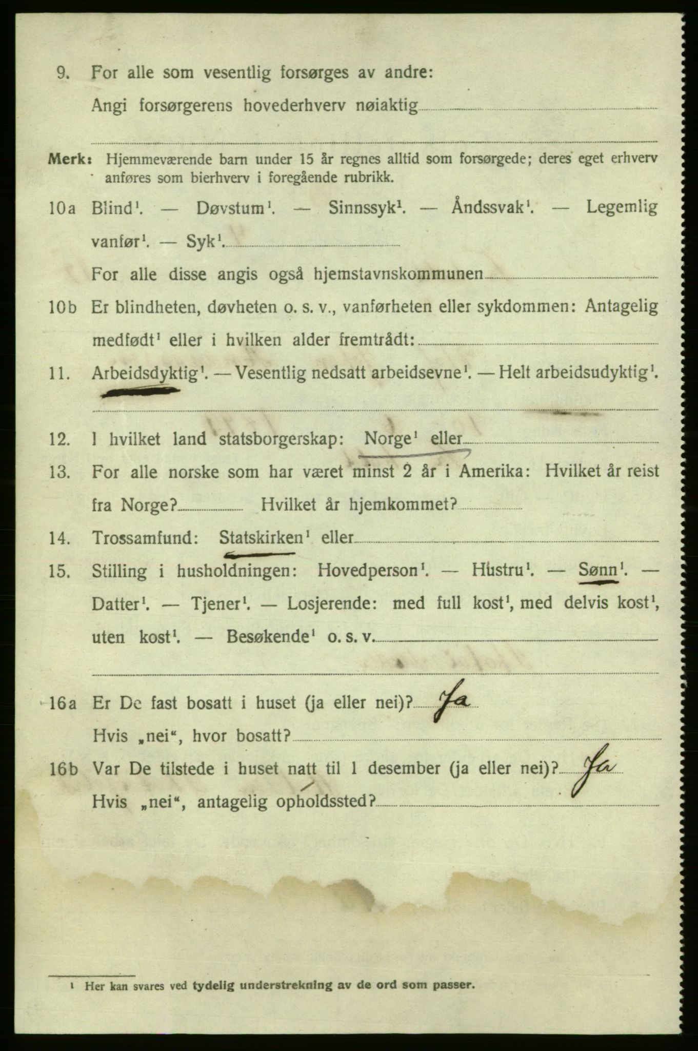 SAO, 1920 census for Fredrikshald, 1920, p. 19892