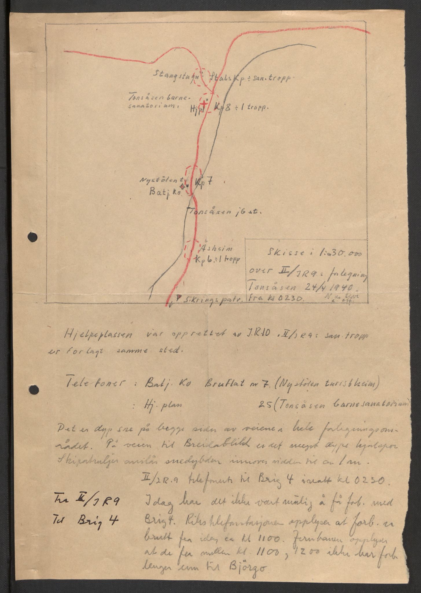 Forsvaret, Forsvarets krigshistoriske avdeling, AV/RA-RAFA-2017/Y/Yb/L0104: II-C-11-430  -  4. Divisjon., 1940, p. 3