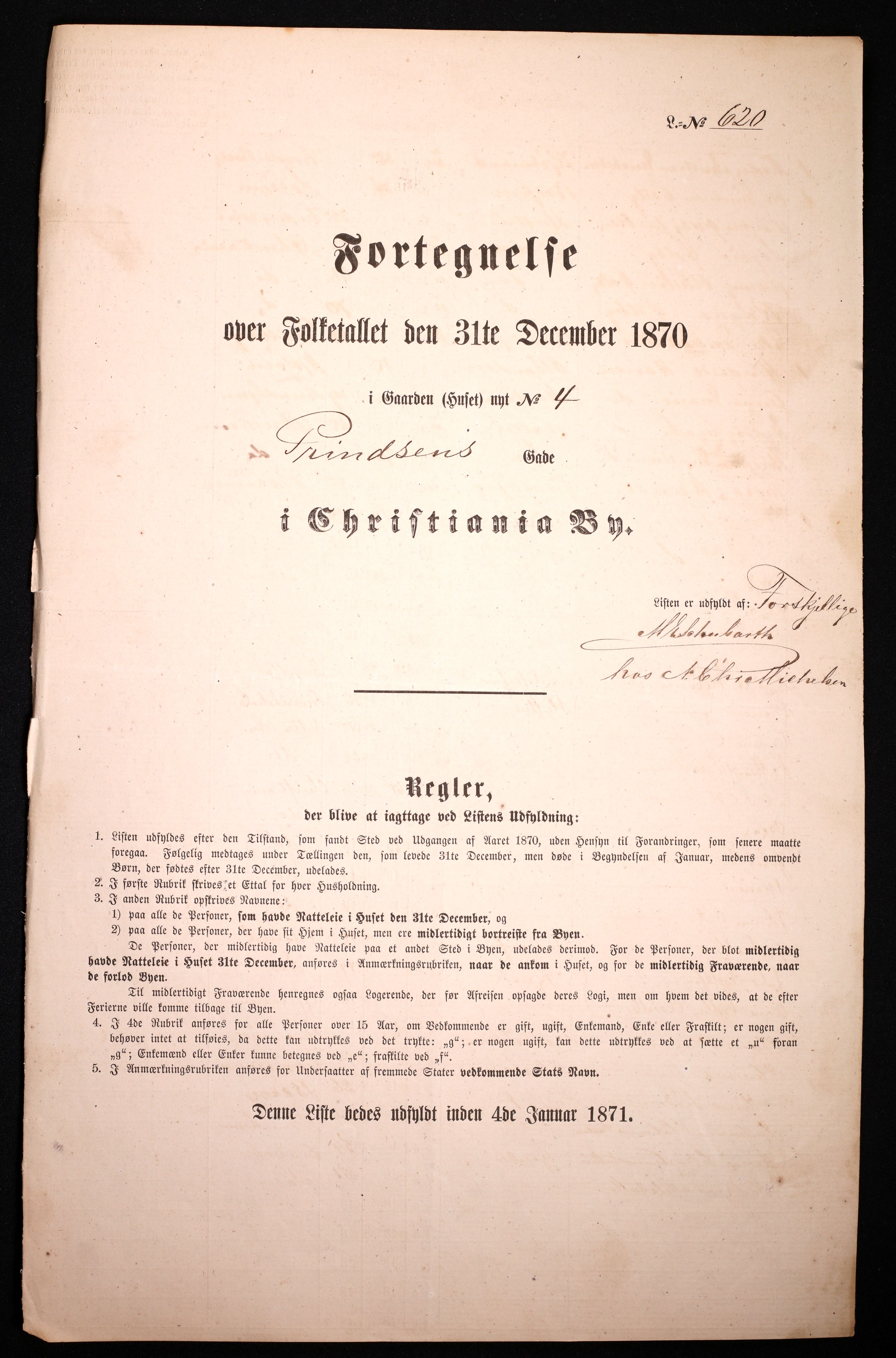 RA, 1870 census for 0301 Kristiania, 1870, p. 2797