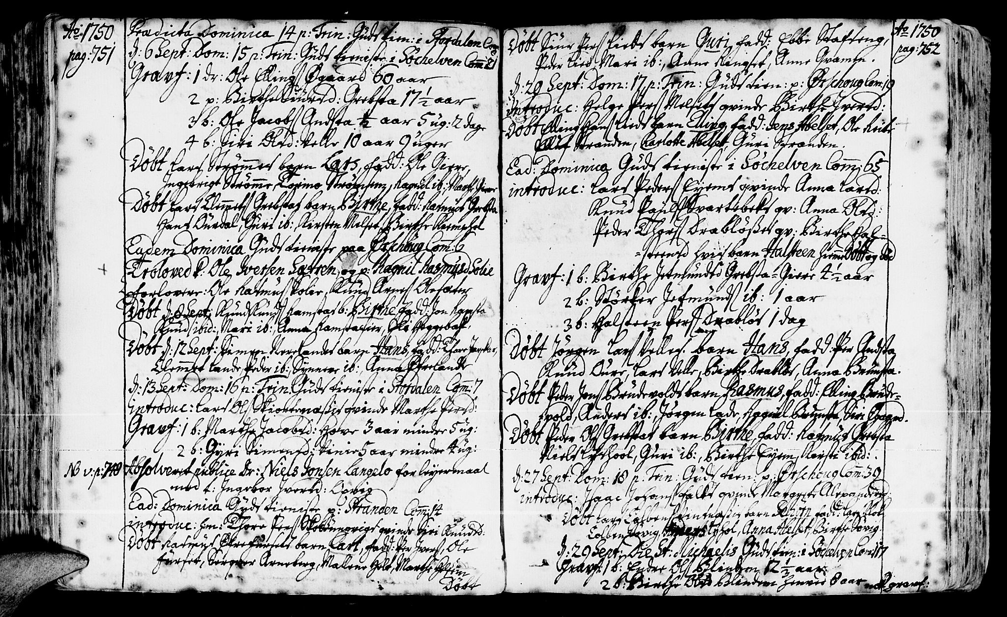 Ministerialprotokoller, klokkerbøker og fødselsregistre - Møre og Romsdal, AV/SAT-A-1454/522/L0307: Parish register (official) no. 522A02, 1743-1773, p. 751-752