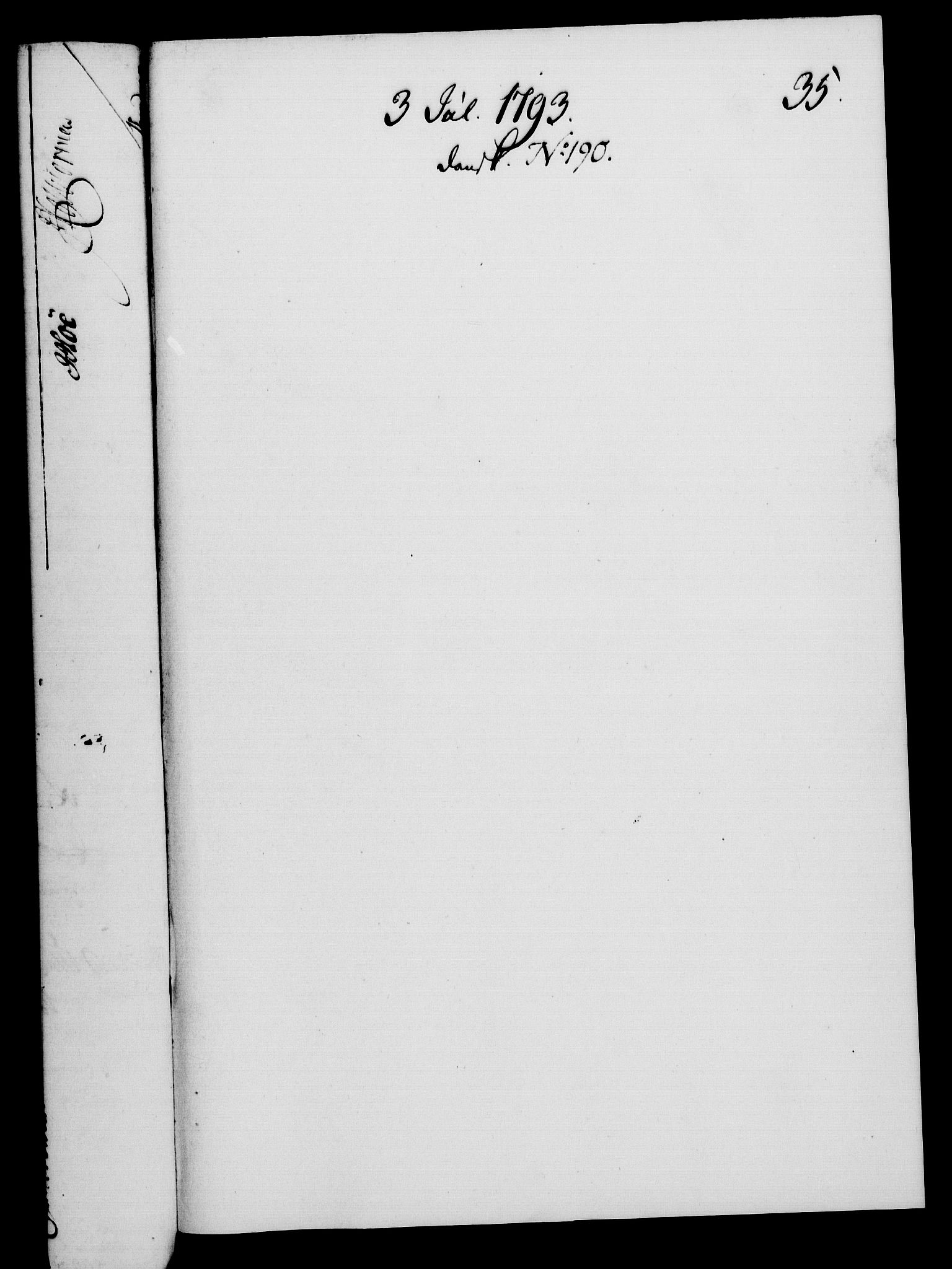 Rentekammeret, Kammerkanselliet, RA/EA-3111/G/Gf/Gfa/L0075: Norsk relasjons- og resolusjonsprotokoll (merket RK 52.75), 1793, p. 166
