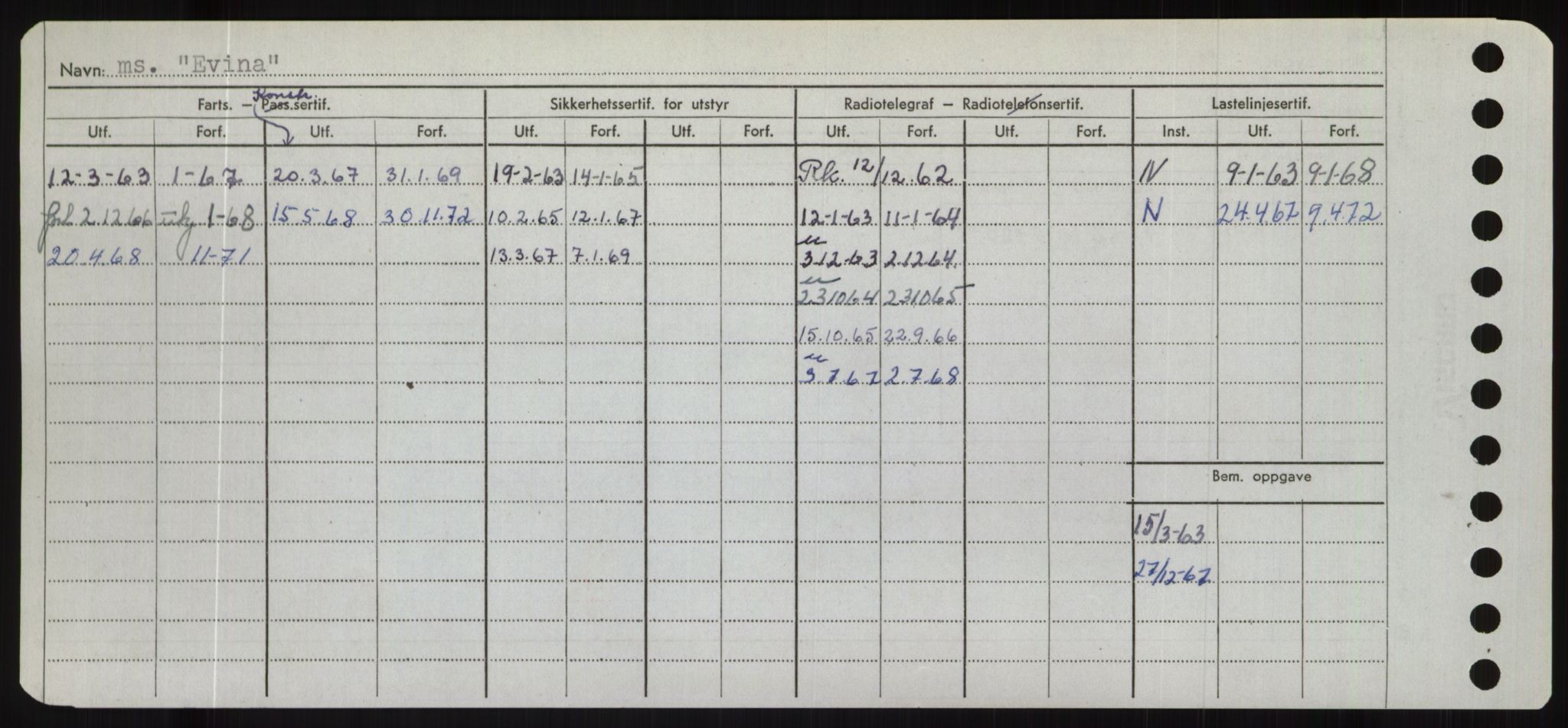 Sjøfartsdirektoratet med forløpere, Skipsmålingen, RA/S-1627/H/Hd/L0009: Fartøy, E, p. 614