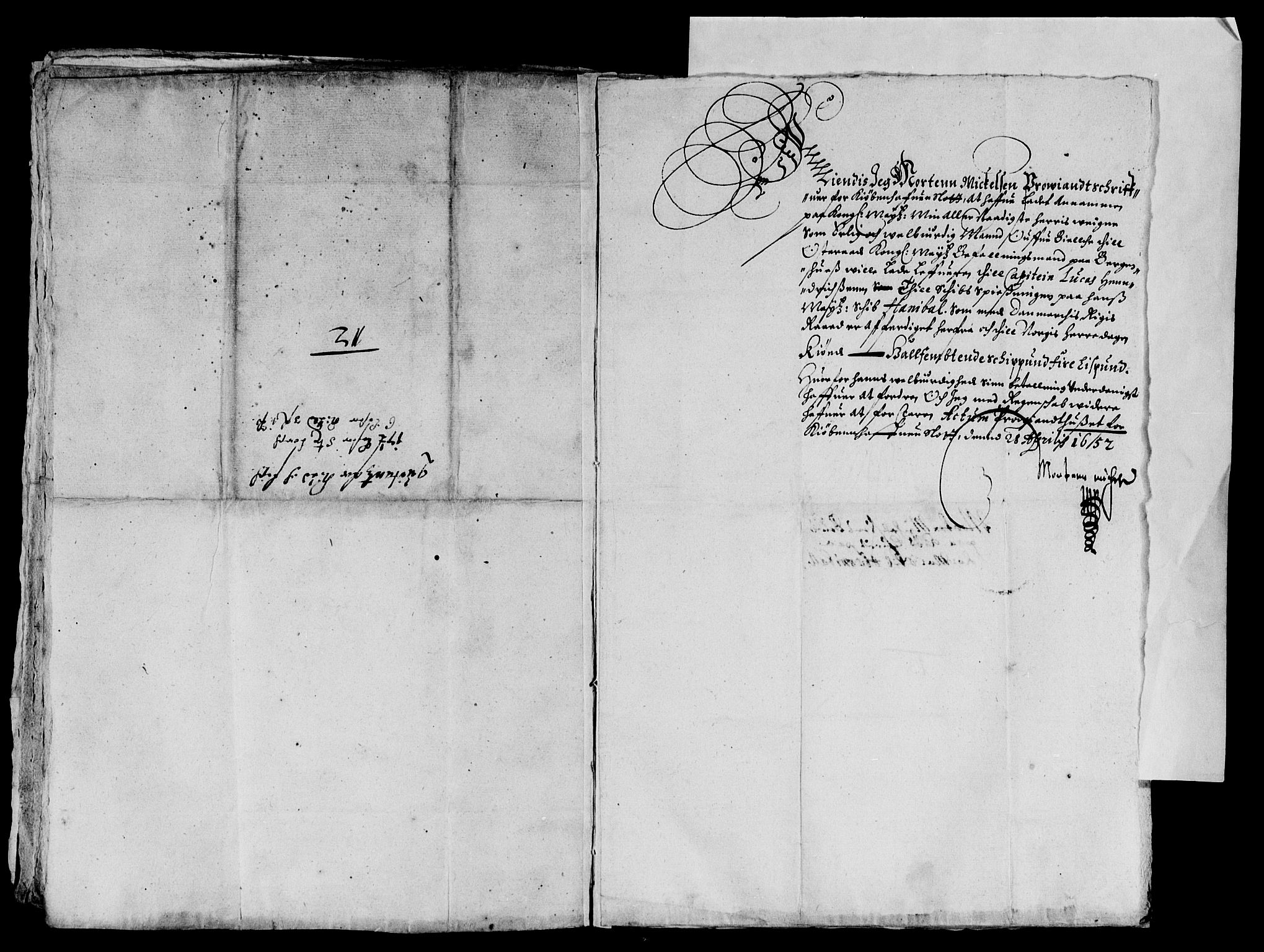 Rentekammeret inntil 1814, Reviderte regnskaper, Lensregnskaper, AV/RA-EA-5023/R/Rb/Rbt/L0122: Bergenhus len, 1652-1653