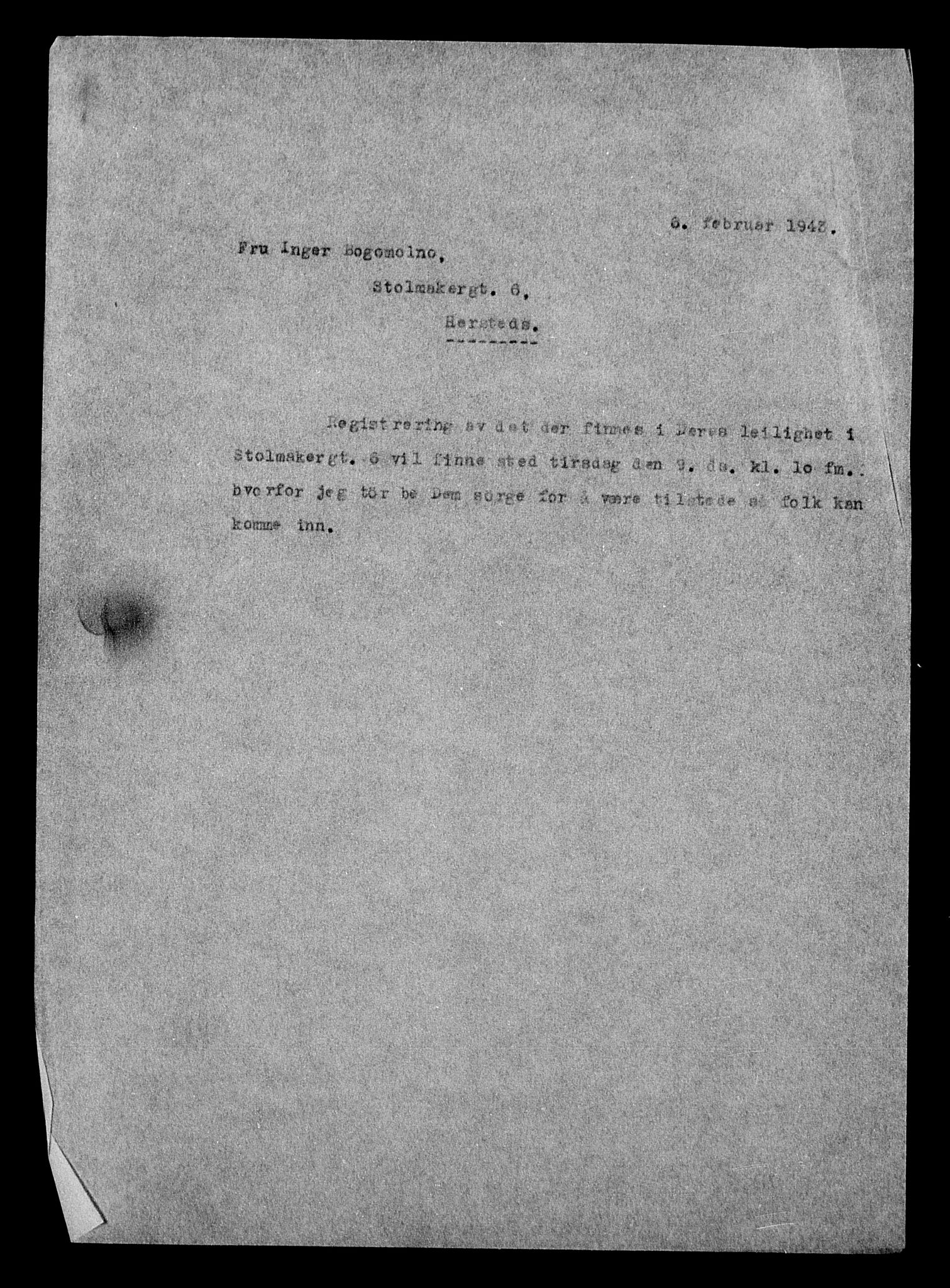 Justisdepartementet, Tilbakeføringskontoret for inndratte formuer, AV/RA-S-1564/H/Hc/Hcc/L0927: --, 1945-1947, p. 304