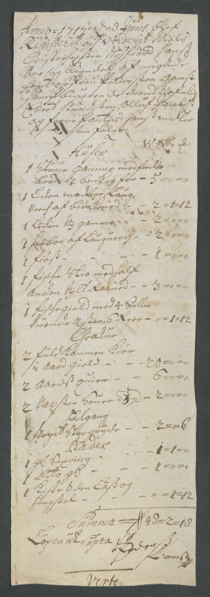 Rentekammeret inntil 1814, Reviderte regnskaper, Fogderegnskap, RA/EA-4092/R69/L4857: Fogderegnskap Finnmark/Vardøhus, 1716-1718, p. 339