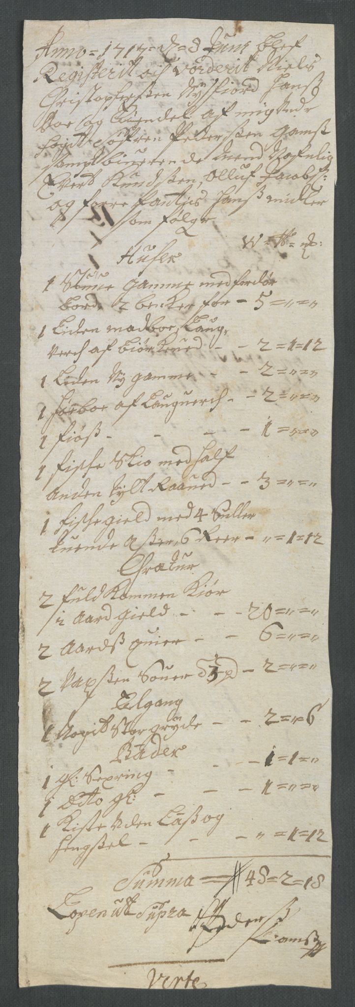 Rentekammeret inntil 1814, Reviderte regnskaper, Fogderegnskap, AV/RA-EA-4092/R69/L4857: Fogderegnskap Finnmark/Vardøhus, 1716-1718, p. 339