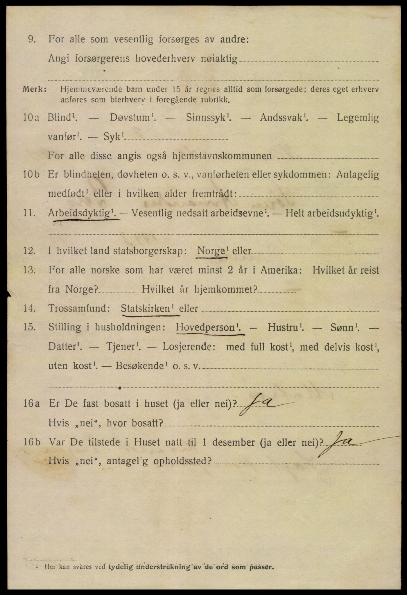 SAK, 1920 census for Kristiansand, 1920, p. 38394