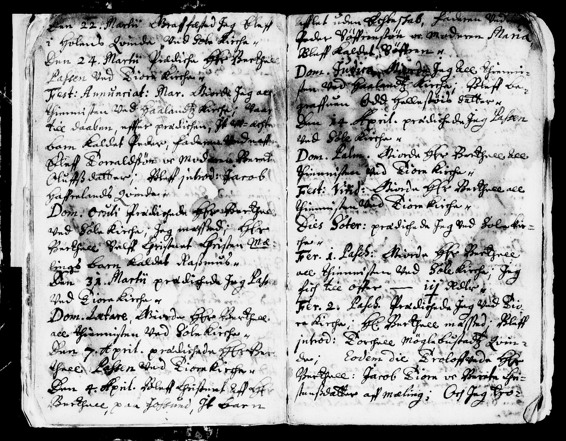 Håland sokneprestkontor, AV/SAST-A-101802/001/30BA/L0001: Parish register (official) no. A 1, 1671-1722