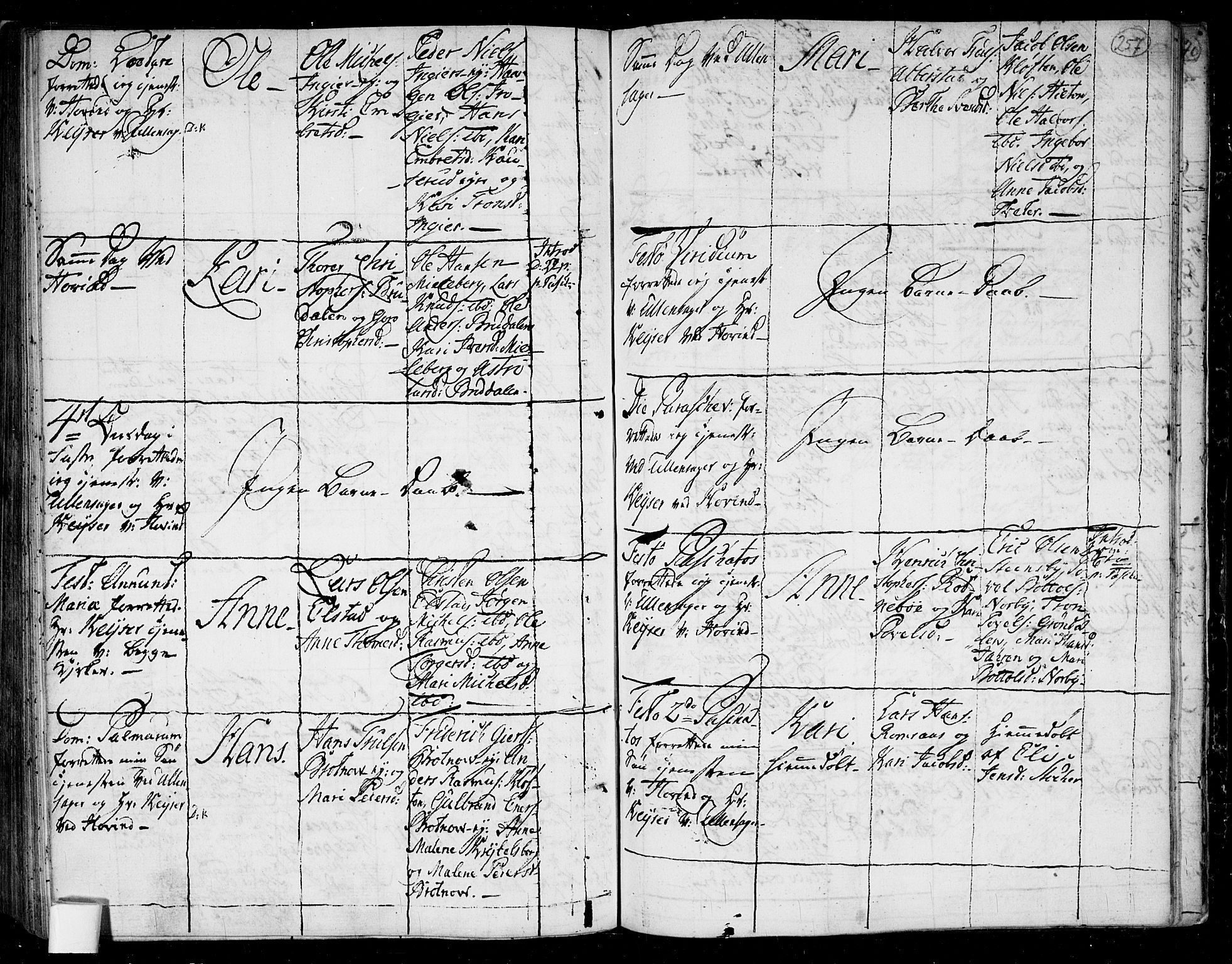 Ullensaker prestekontor Kirkebøker, AV/SAO-A-10236a/F/Fa/L0006: Parish register (official) no. I 6, 1762-1785, p. 257