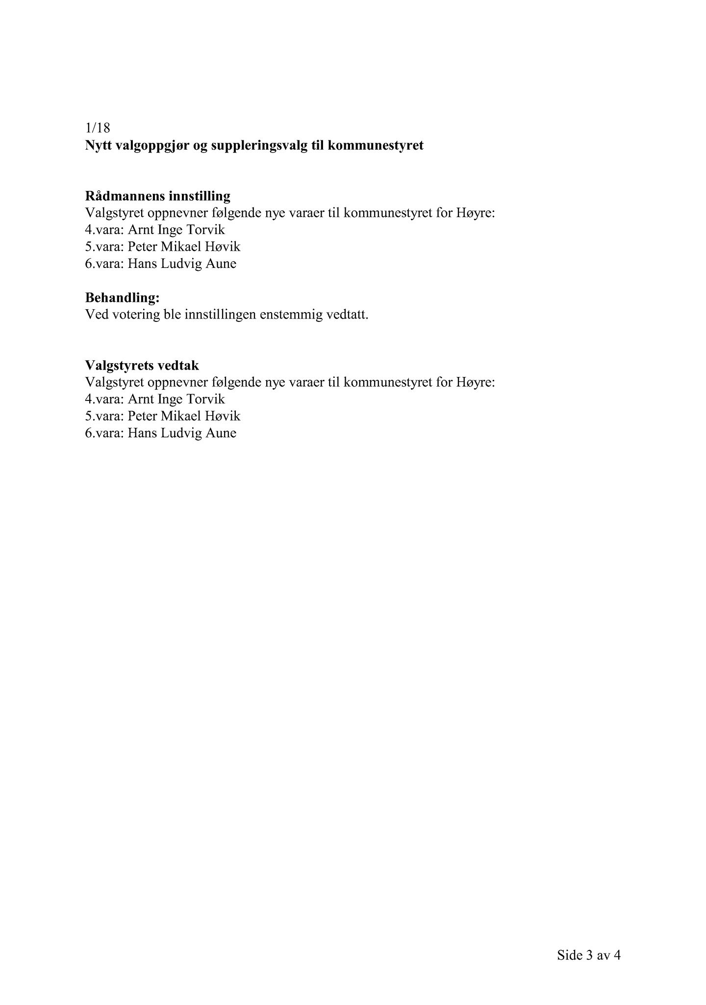 Klæbu Kommune, TRKO/KK/10-VS/L004: Valgnemnda - Møtedokumenter, 2018, p. 9