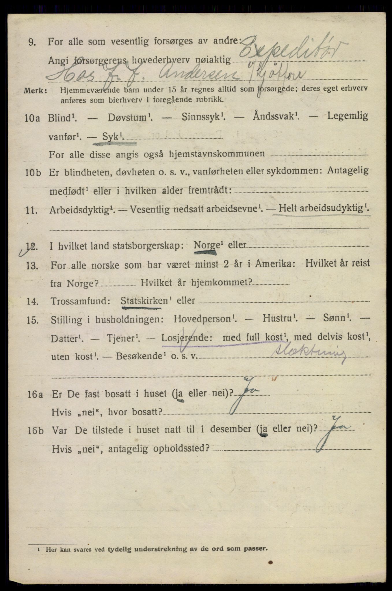 SAO, 1920 census for Kristiania, 1920, p. 604776