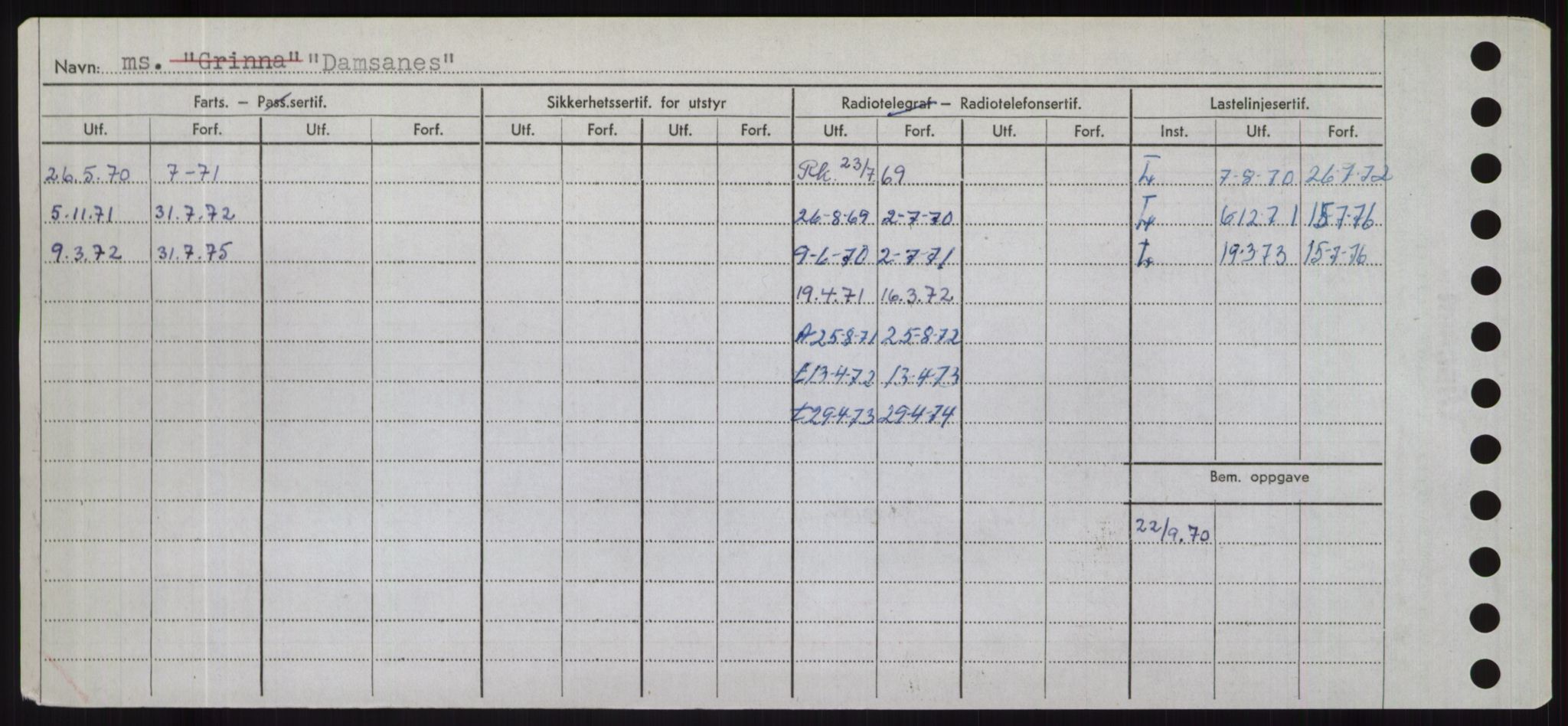 Sjøfartsdirektoratet med forløpere, Skipsmålingen, AV/RA-S-1627/H/Hd/L0008: Fartøy, C-D, p. 390