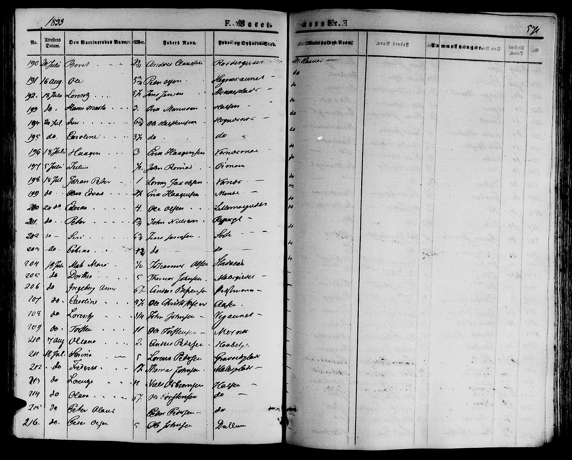 Ministerialprotokoller, klokkerbøker og fødselsregistre - Nord-Trøndelag, AV/SAT-A-1458/709/L0072: Parish register (official) no. 709A12, 1833-1844, p. 571