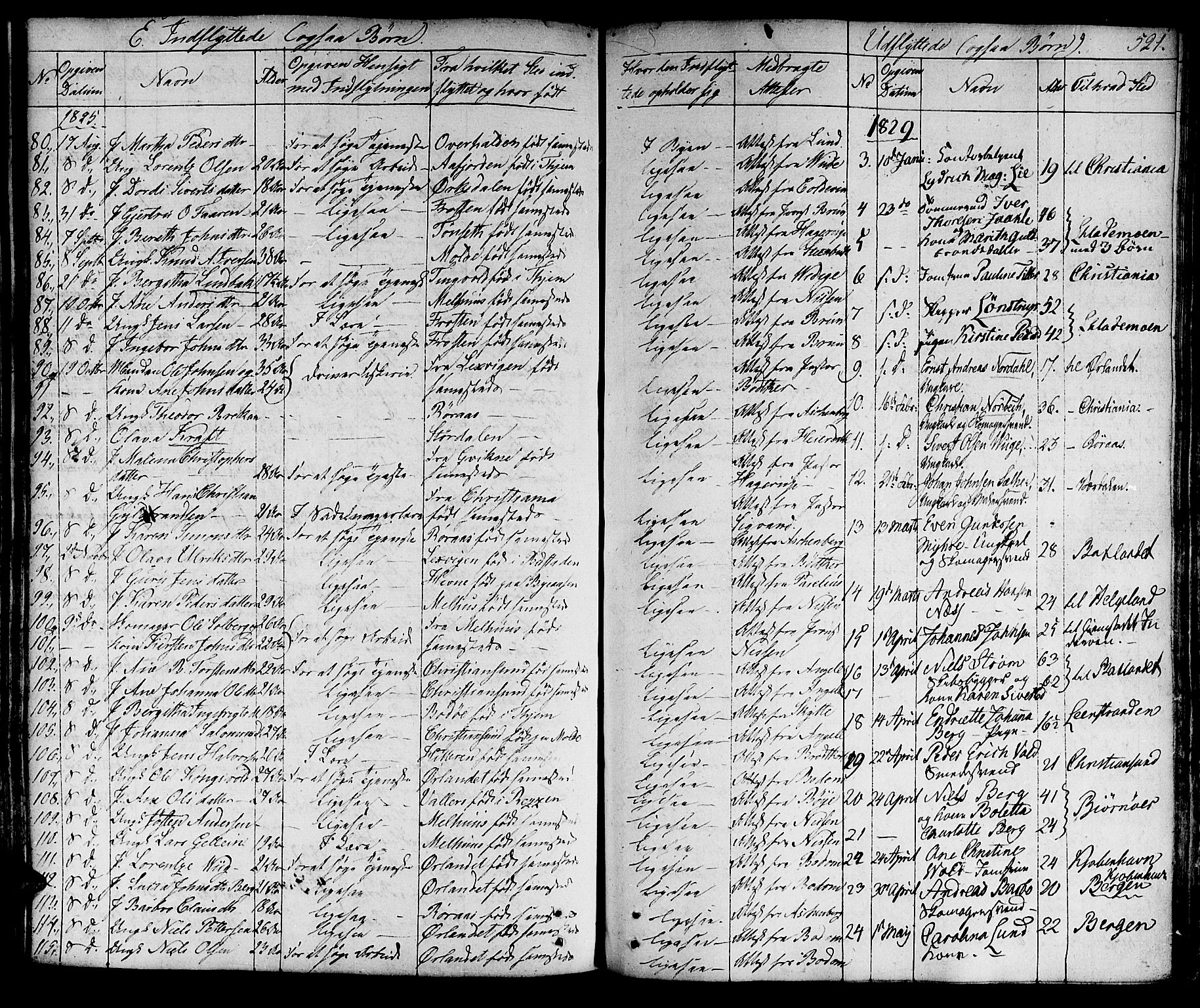 Ministerialprotokoller, klokkerbøker og fødselsregistre - Sør-Trøndelag, SAT/A-1456/601/L0045: Parish register (official) no. 601A13, 1821-1831, p. 521